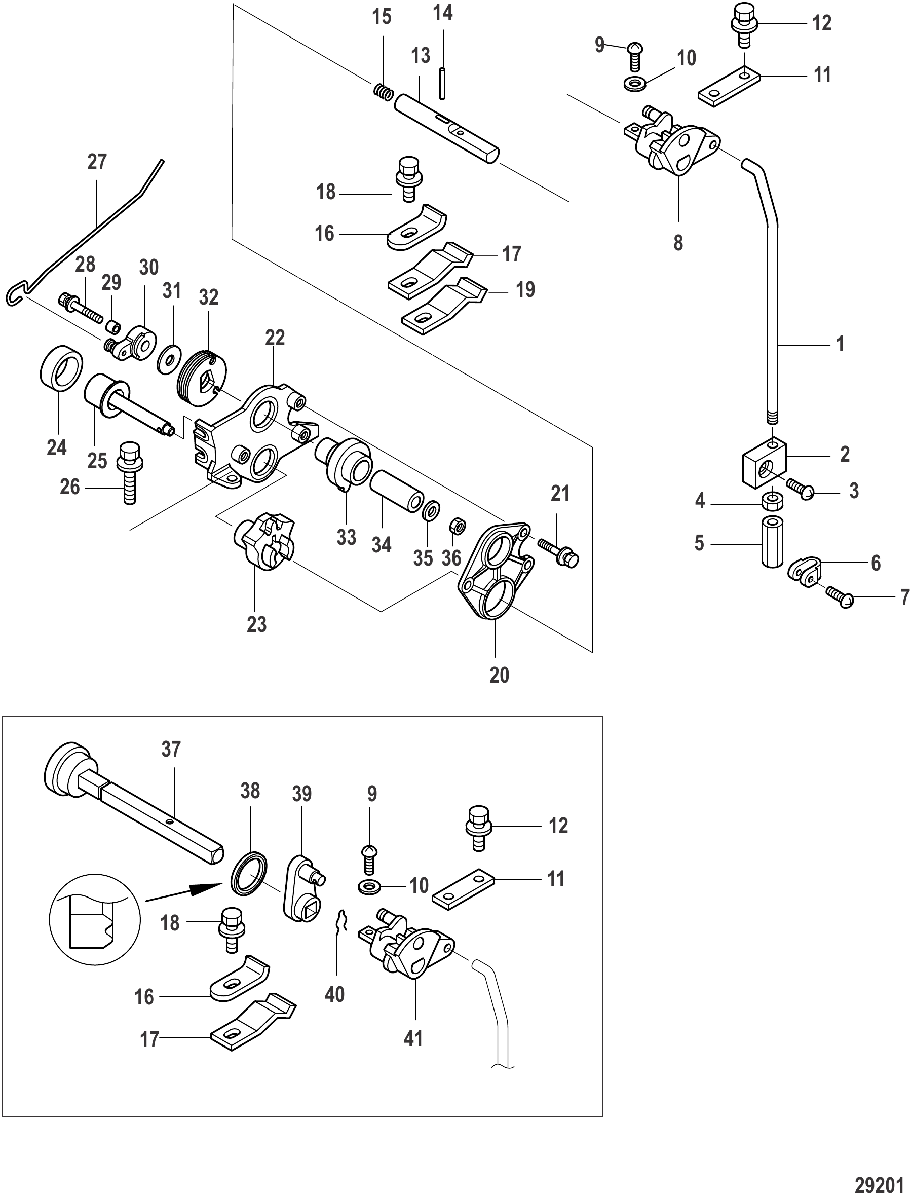换挡组件-强力推进型 Shift Components Command Thrust