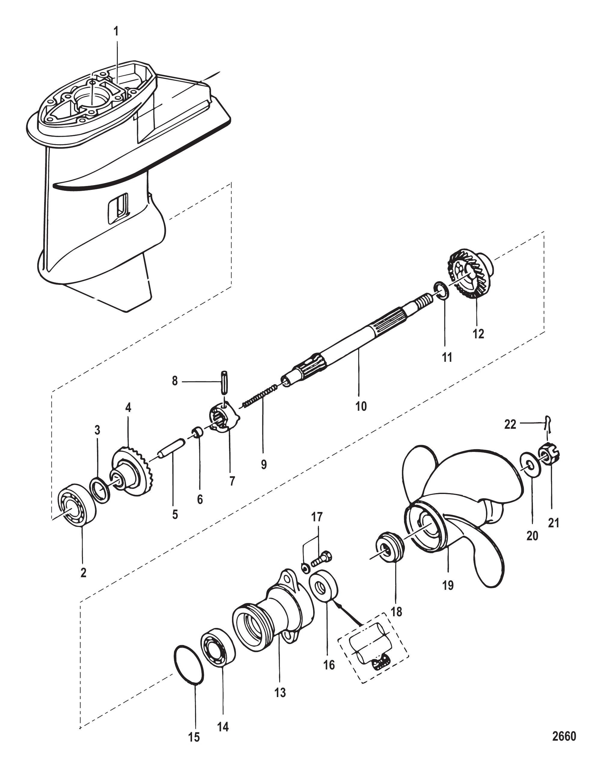 齿轮箱螺旋桨轴 Gear Housing Propeller Shaft