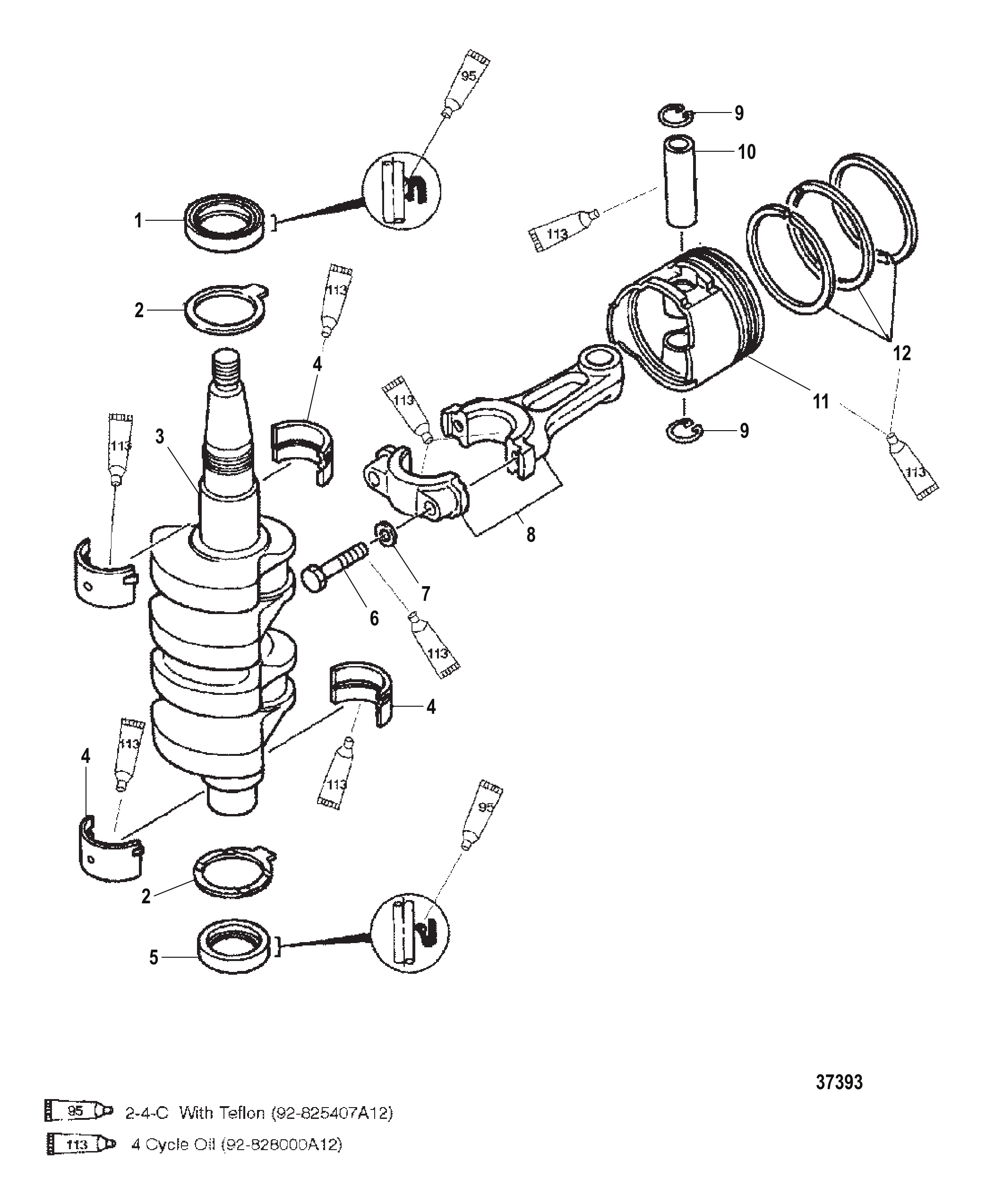 曲轴、活塞及连杆 CRANKSHAFT PISTONS AND CONNECTING RODS