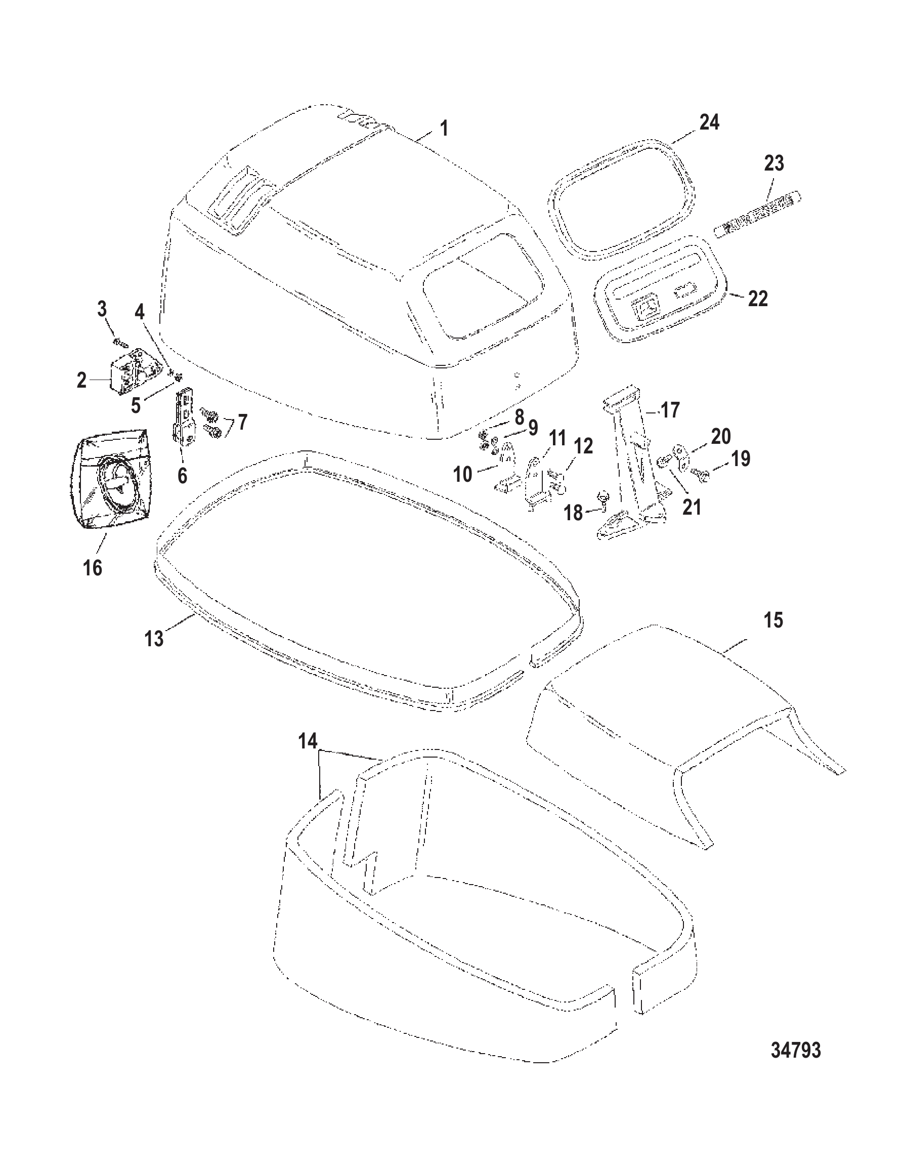 顶罩 Top Cowl