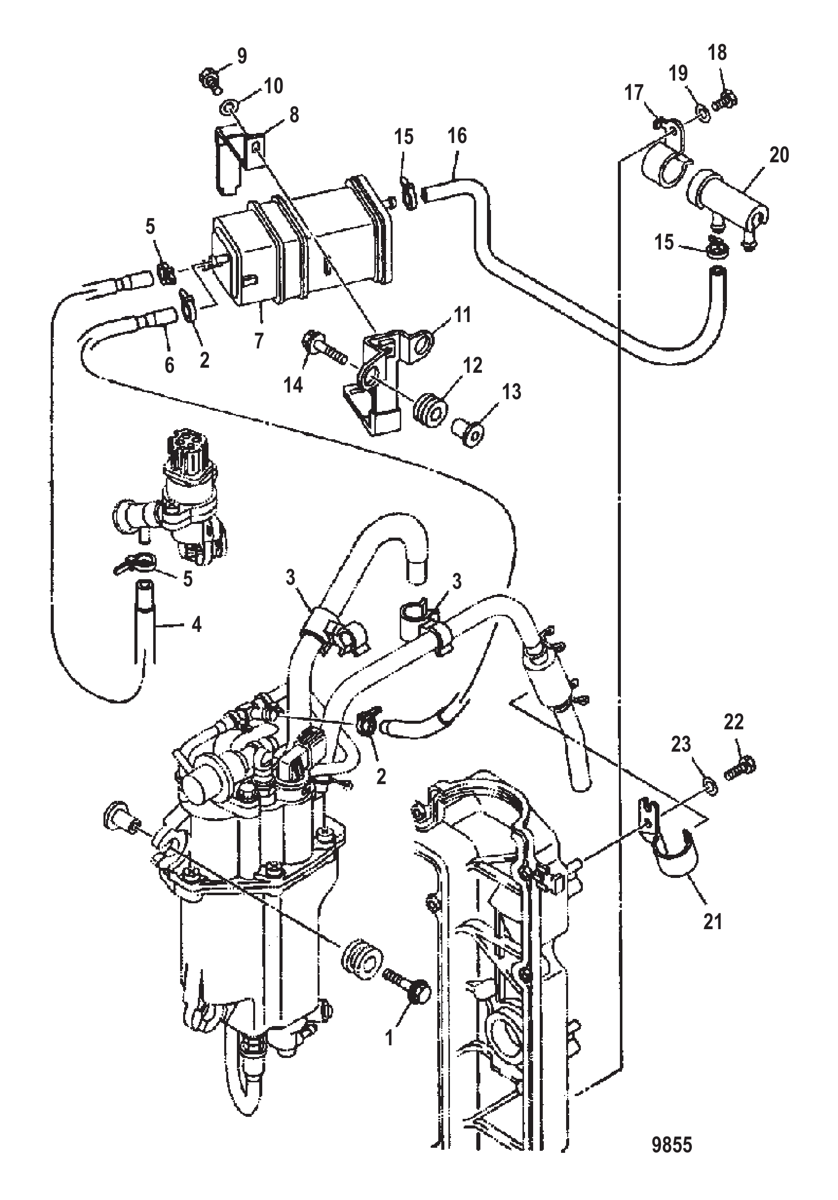 燃油软管布线 Fuel Hose Routings