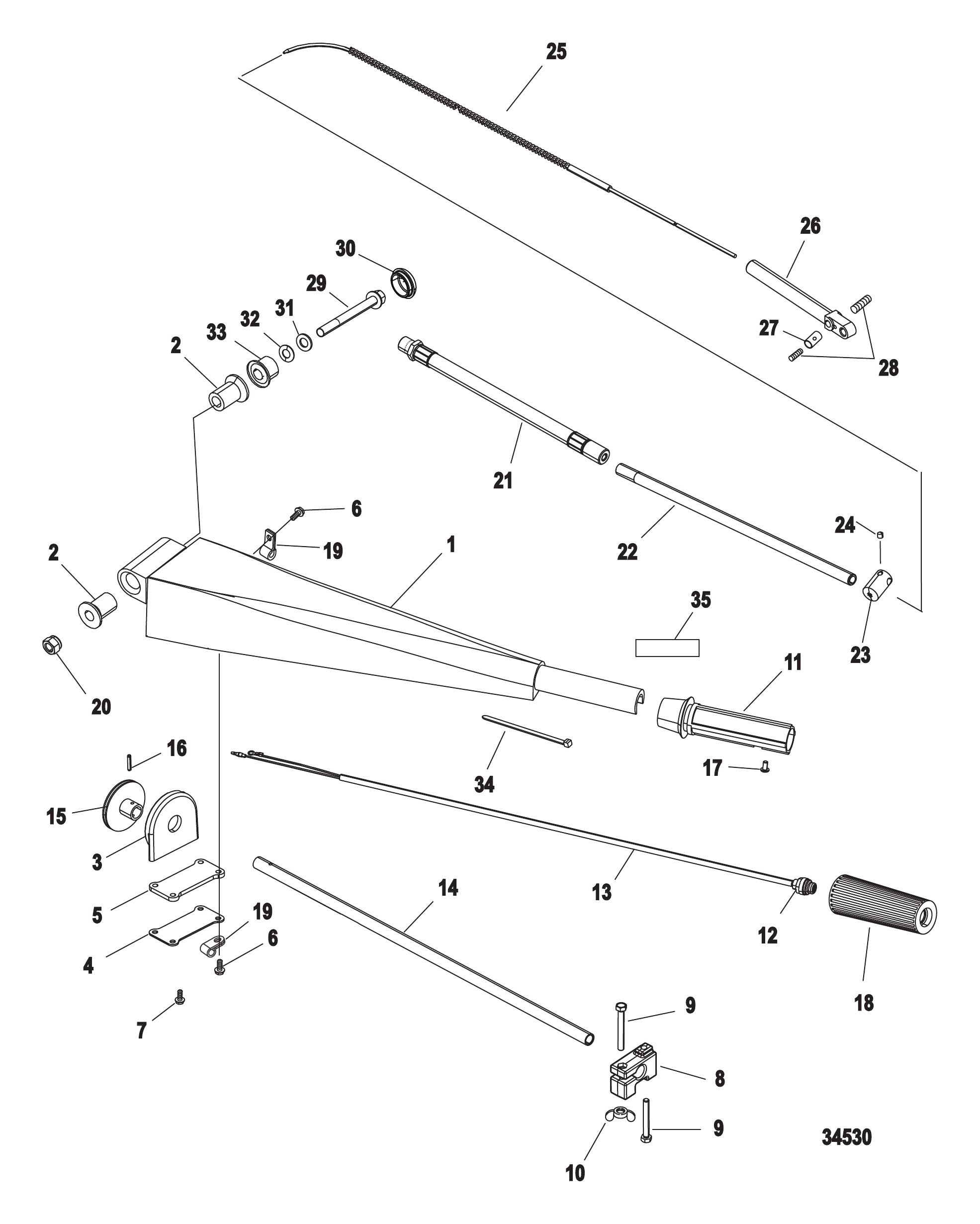 转向手柄套件 816366A52 Steering Handle Kit 816366A52