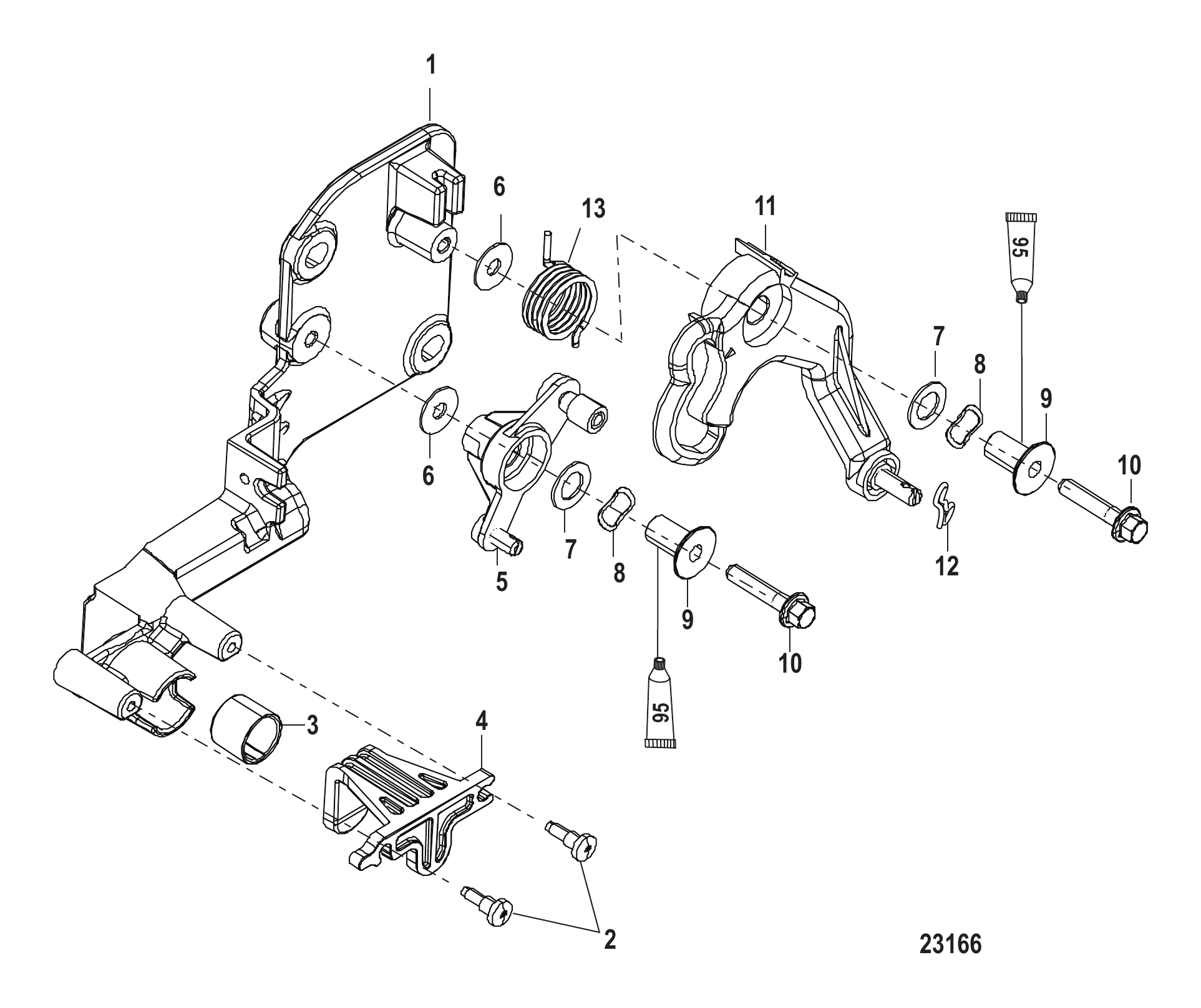 油门支架总成 Throttle Bracket Assembly