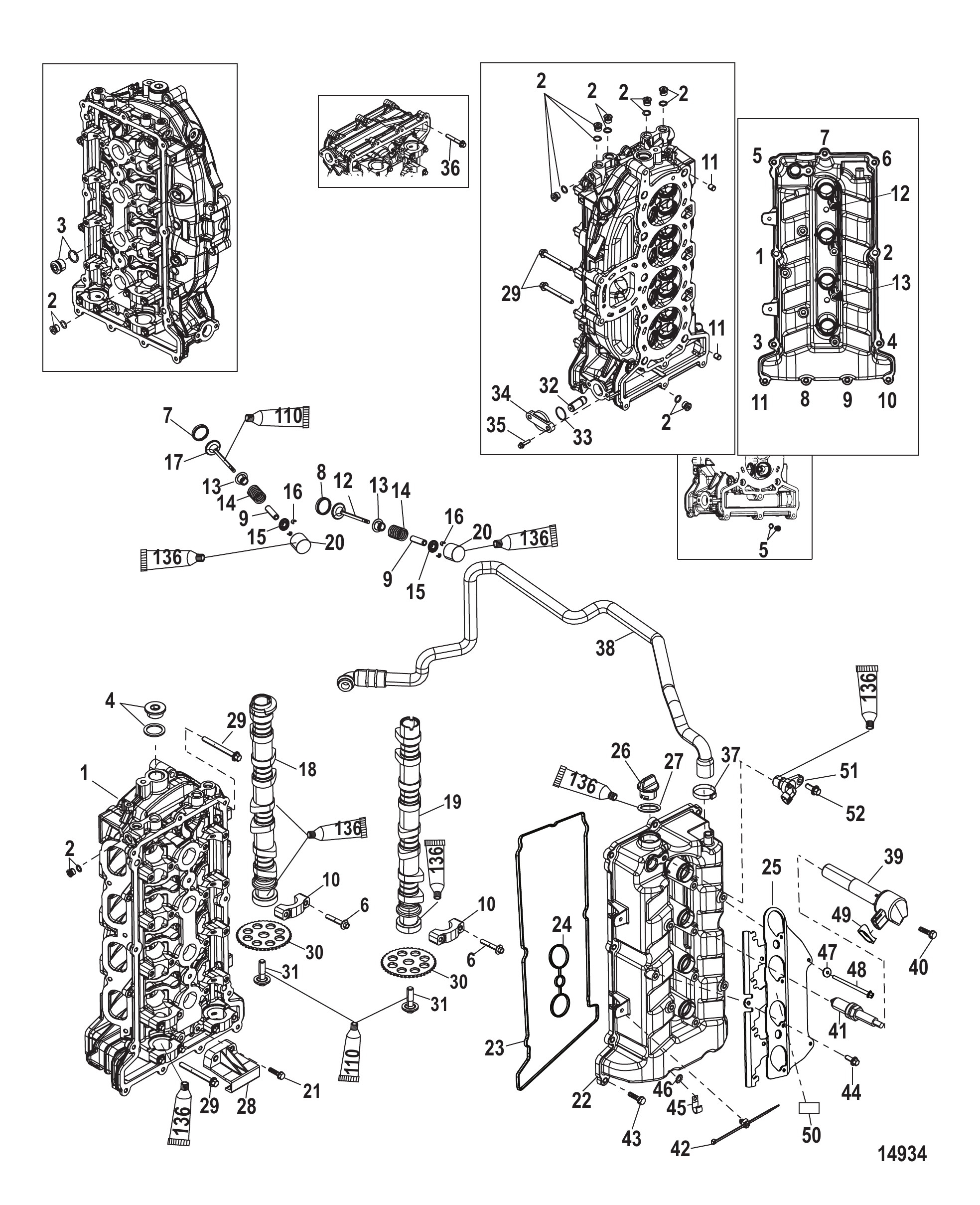 气缸盖与凸轮轴 Cylinder Head and Camshaft