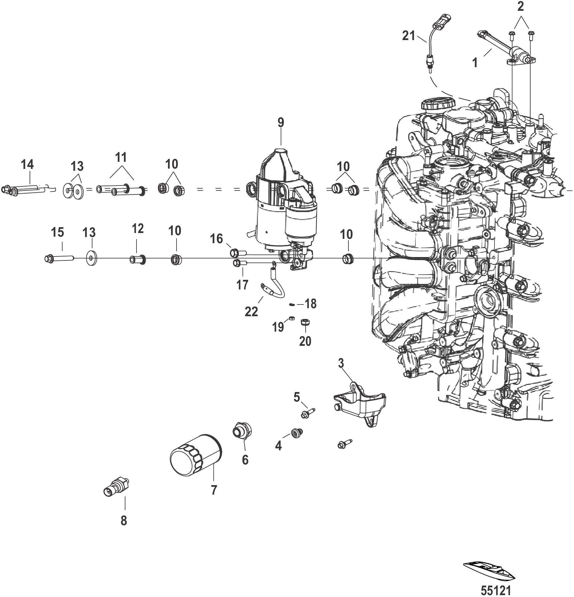 启动马达/机油滤清器/传感器 Starter Motor/Oil Filter/Sensors