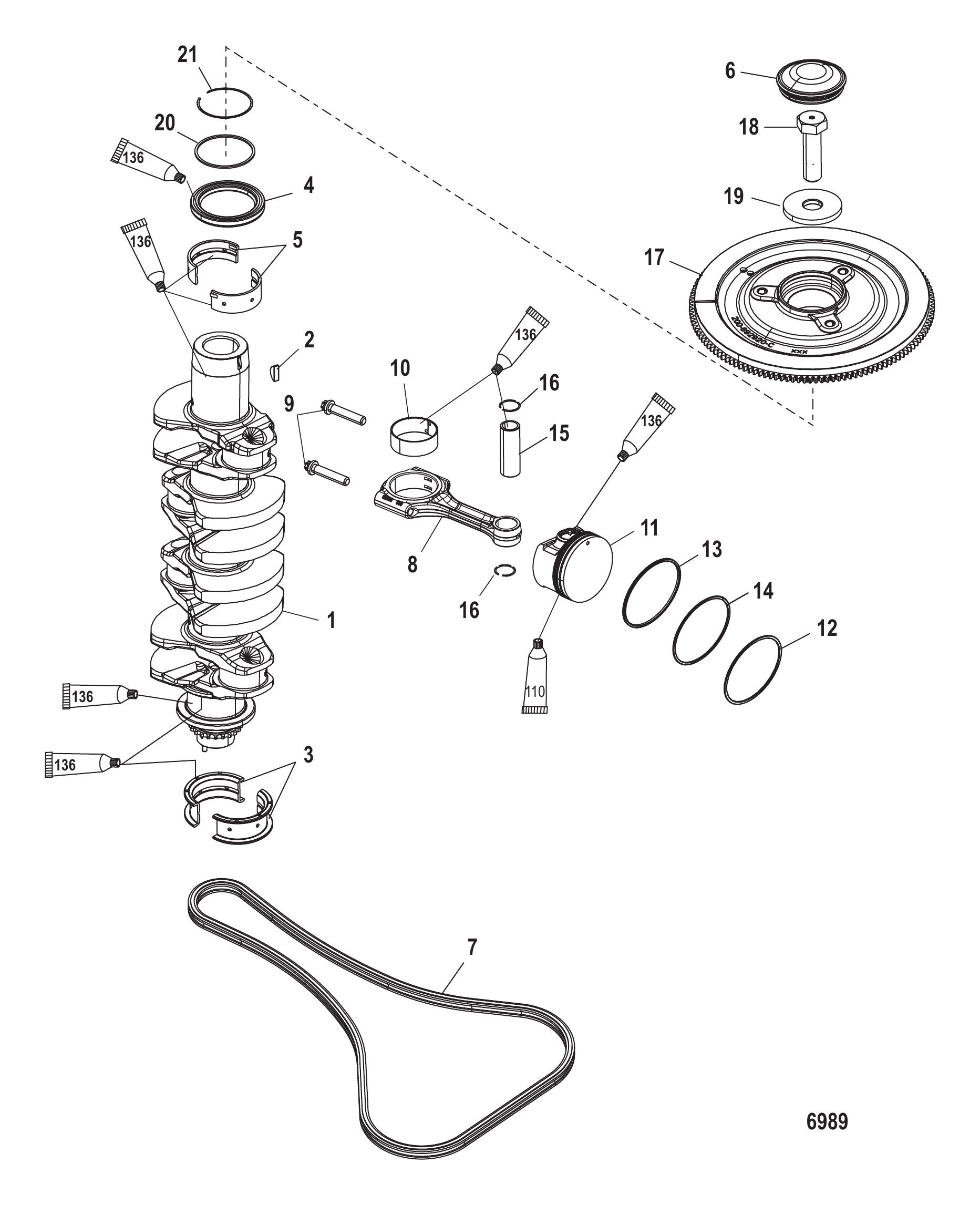 曲轴、活塞及连杆 Crankshaft, Pistons and Connecting Rods