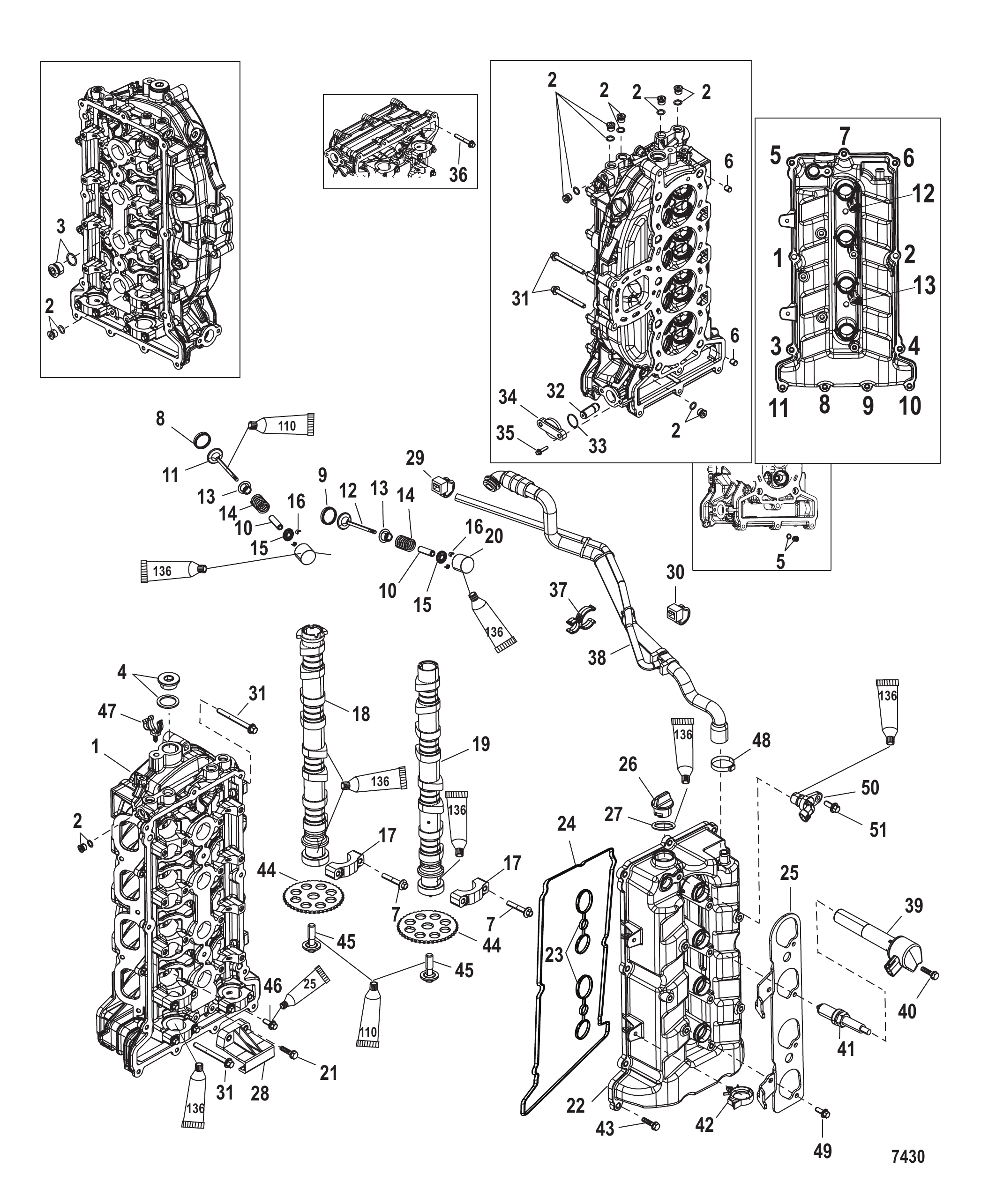 气缸盖与凸轮轴 Cylinder Head and Camshaft