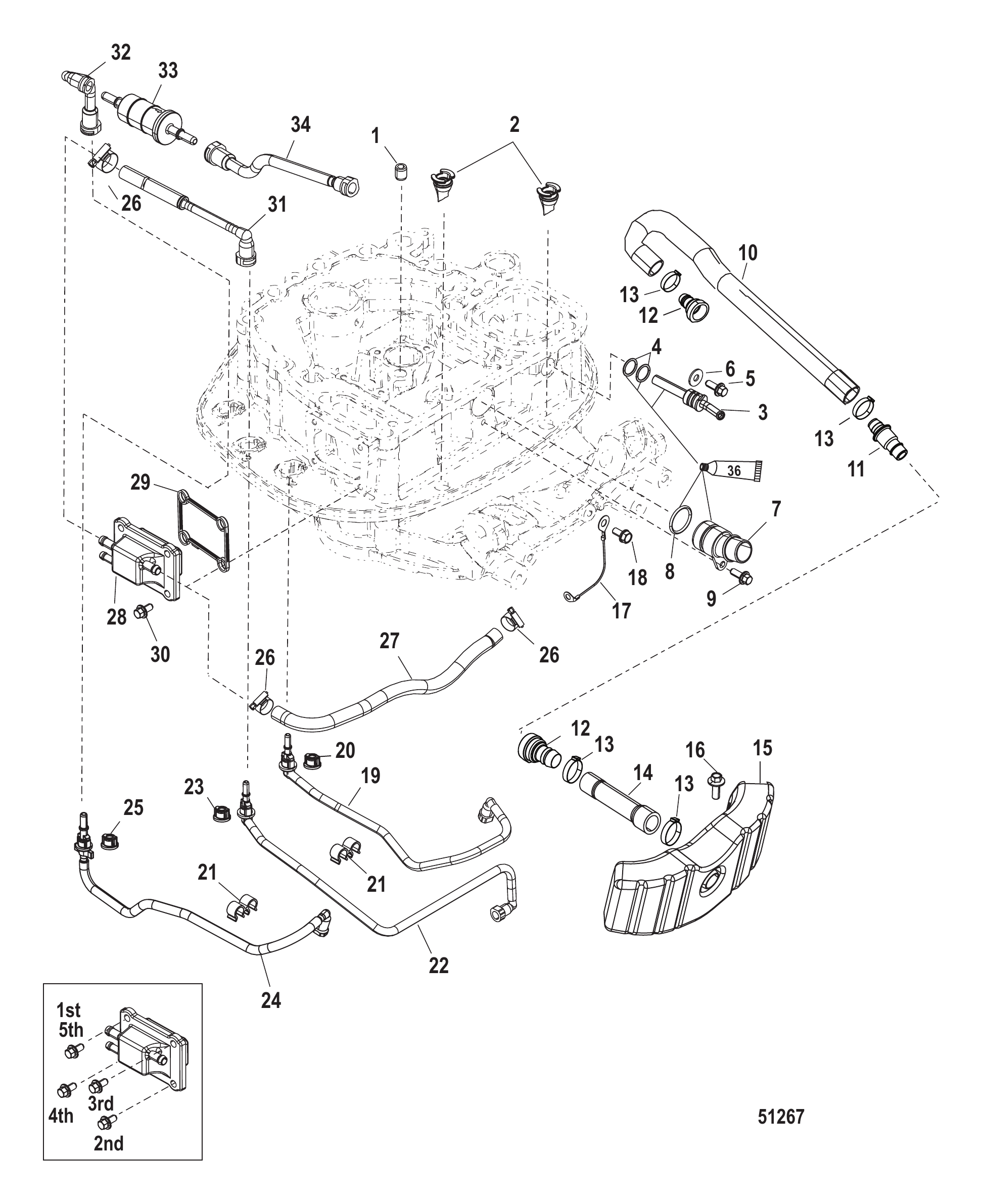 Adapter Plate Hose Routings CCT