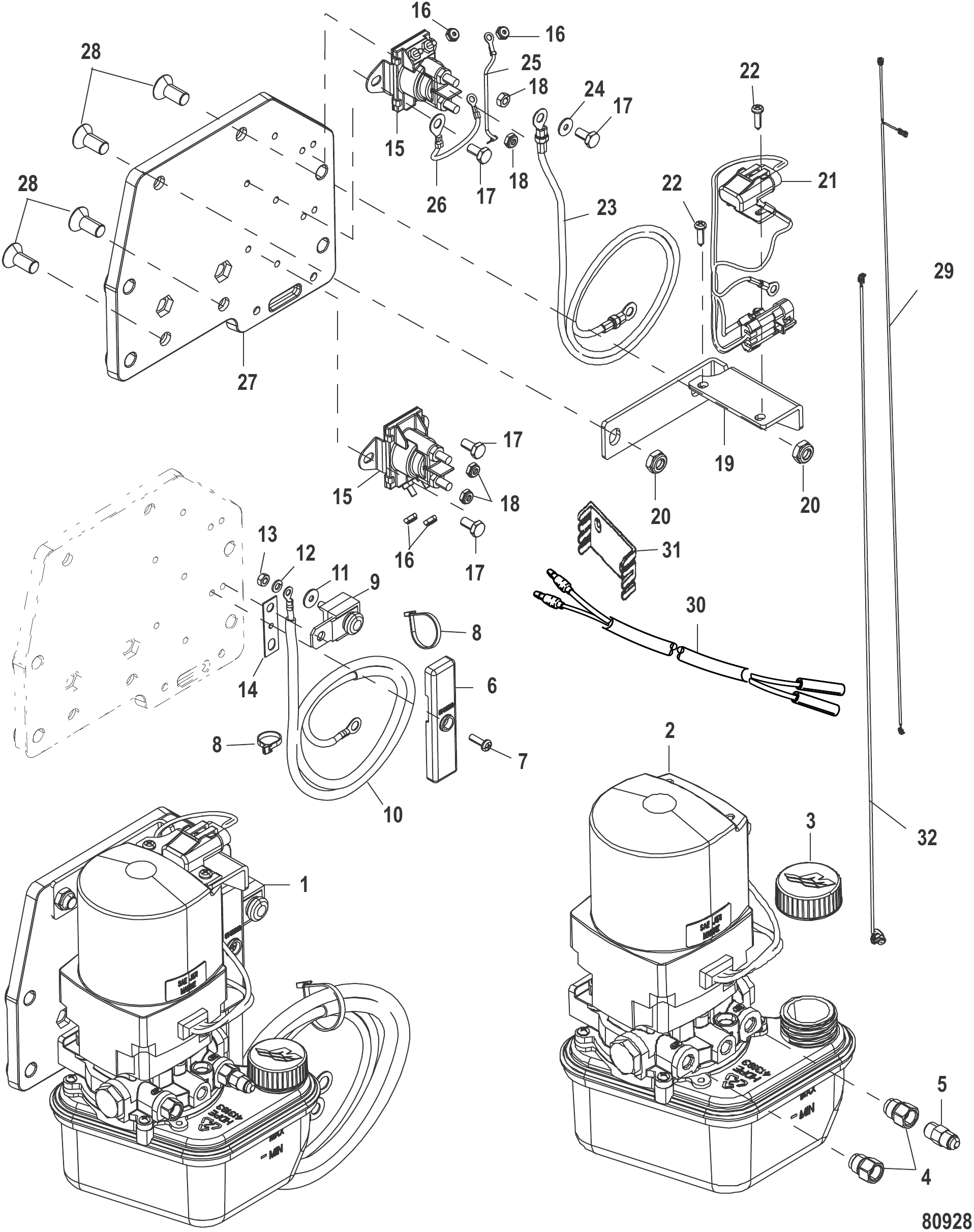 配平泵及安装支架 Trim Pump and Mounting Brackets