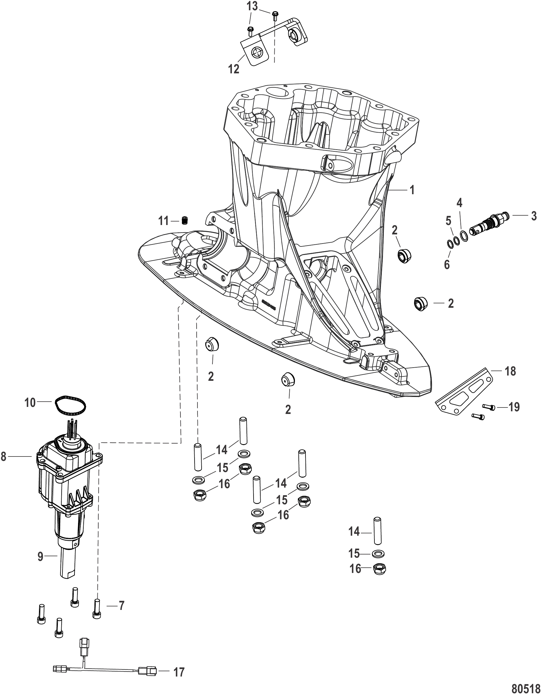 Driveshaft Housing Short