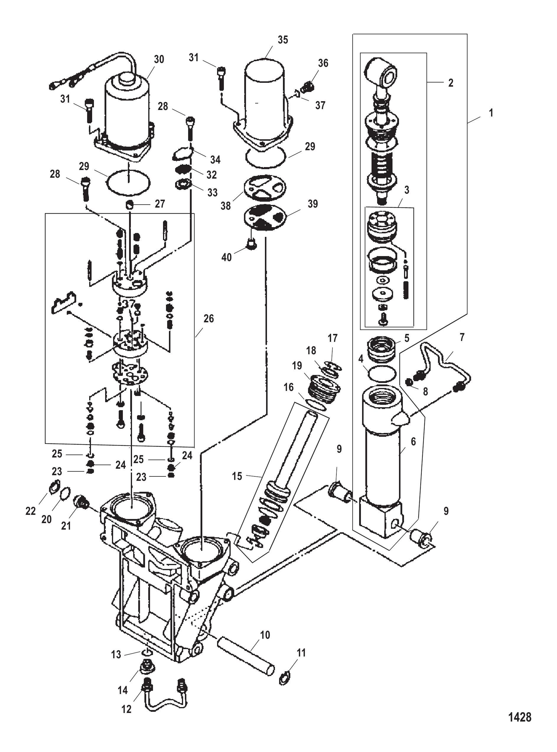 动力升降倾斜组件 Power Trim Components