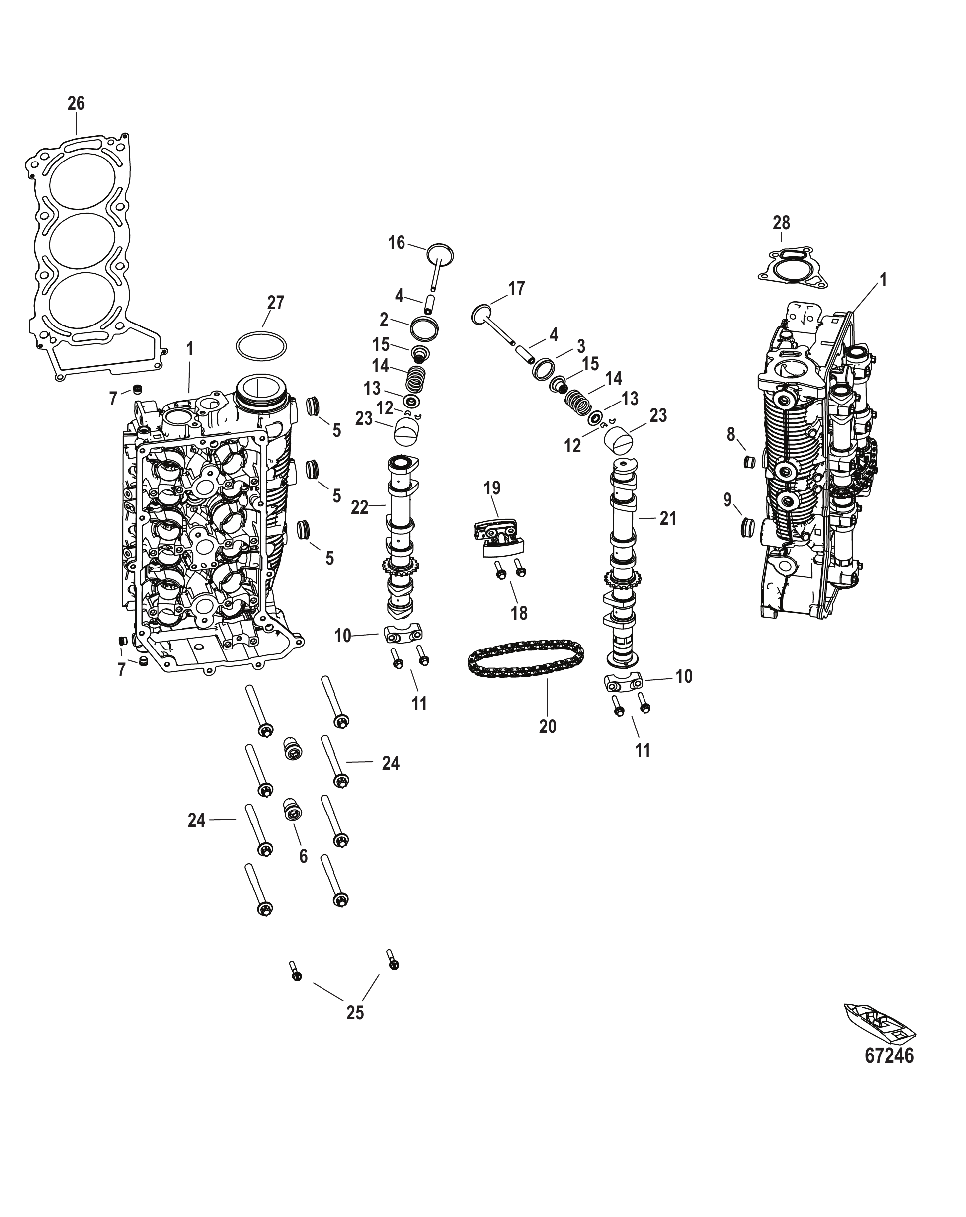 Cylinder Head and Camshaft