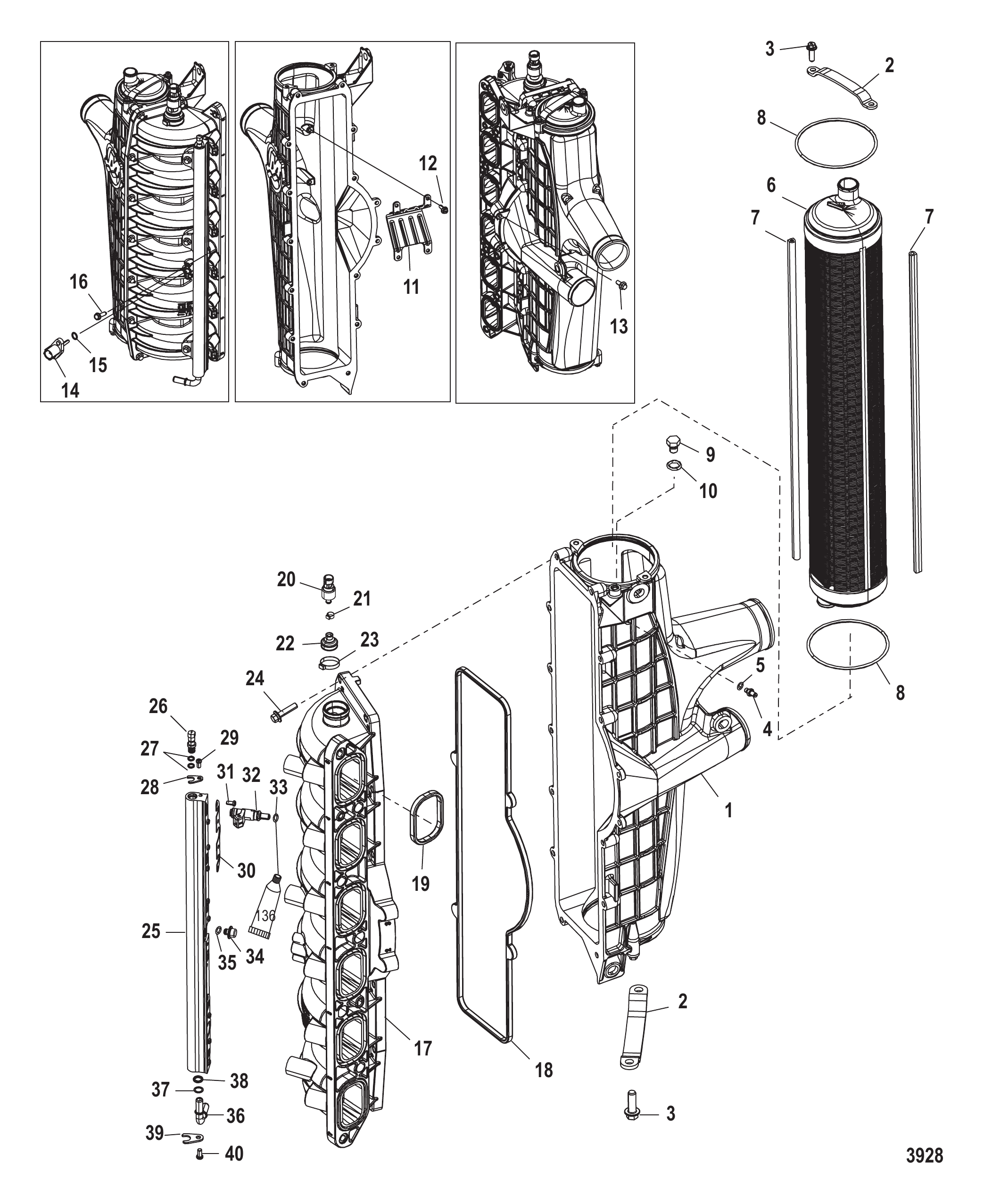 增压冷却器/进气歧管 Charge Cooler/Intake Manfifold