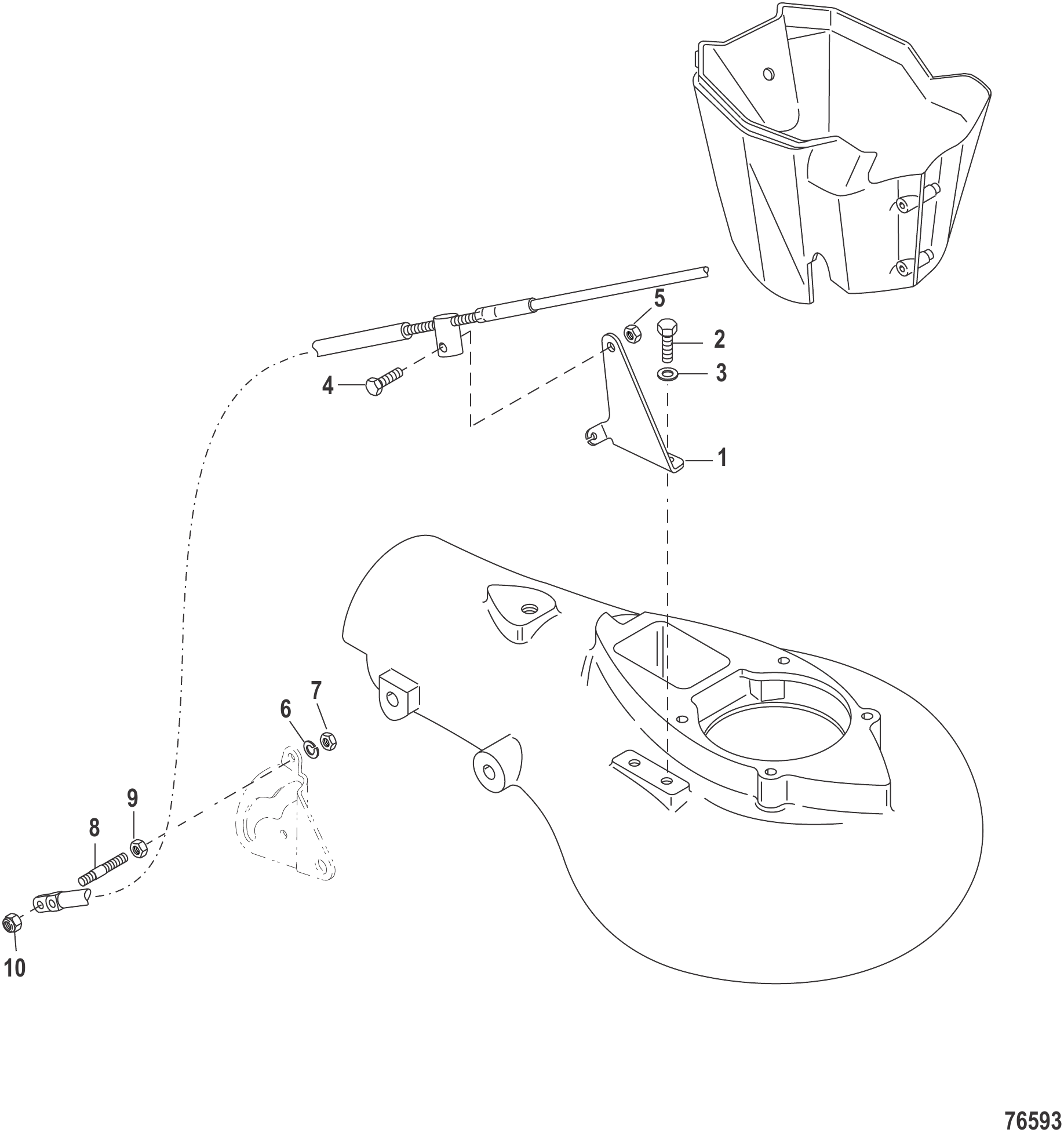 喷泵-换挡连杆遥控型 Jet - Shift Linkage Remote Control