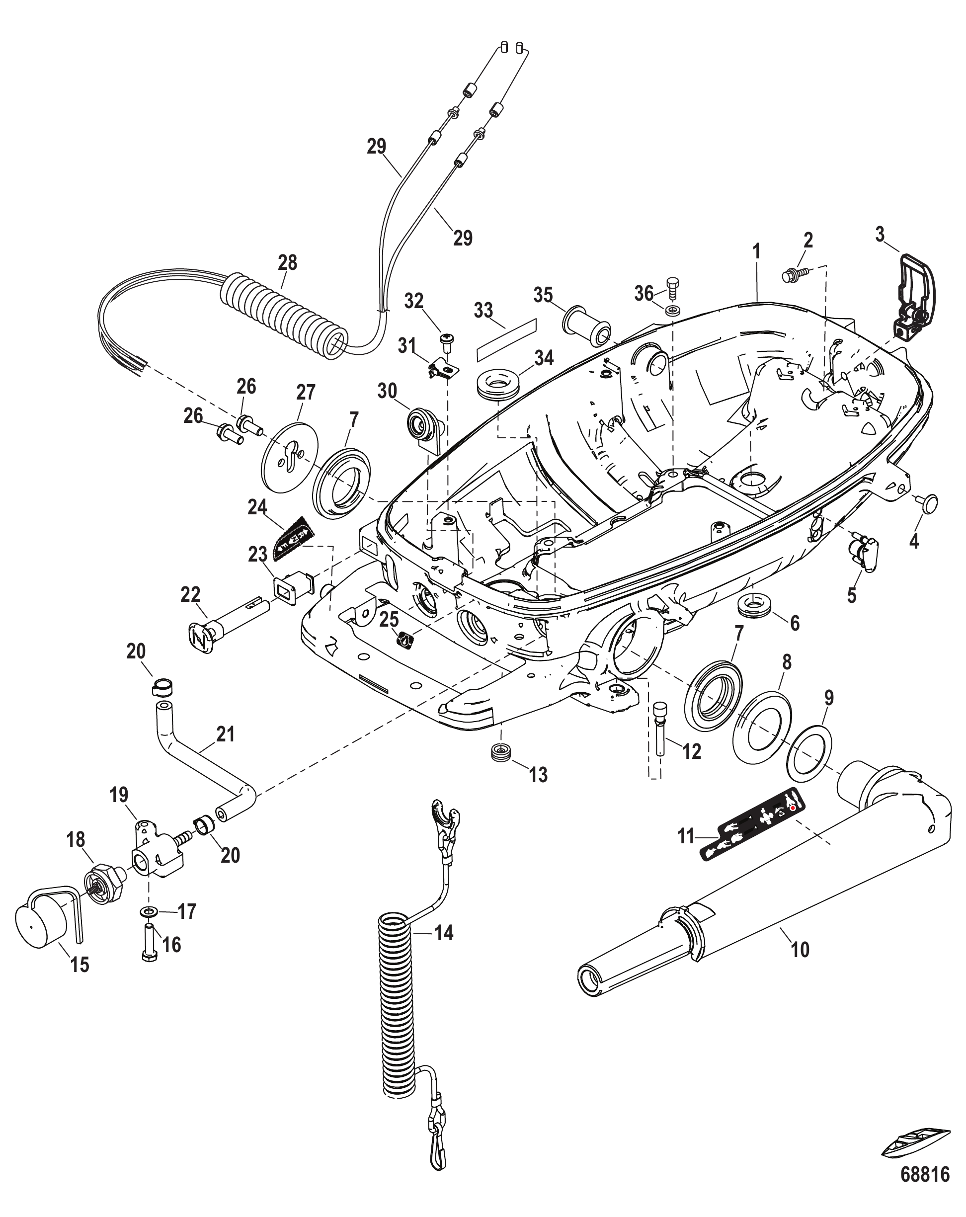 下罩壳 Cowling Bottom