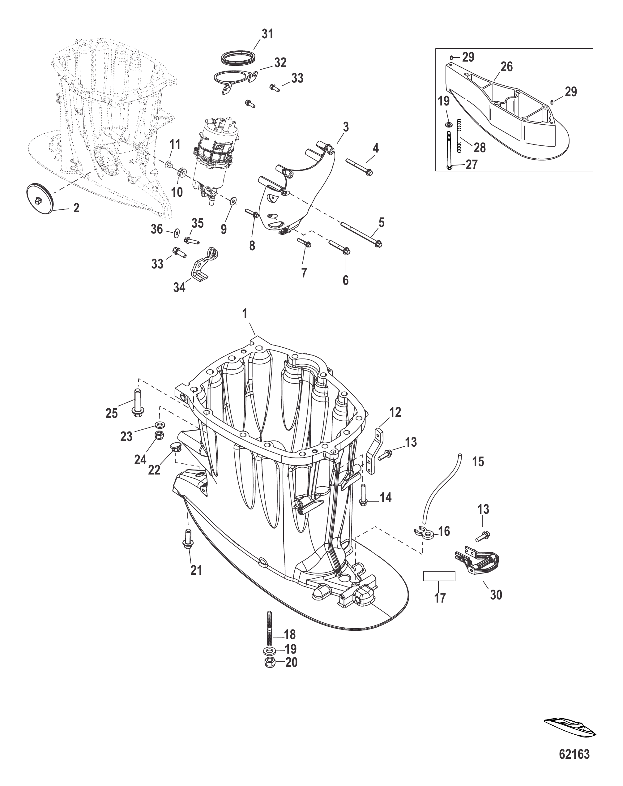 驱动轴壳体 Driveshaft Housing