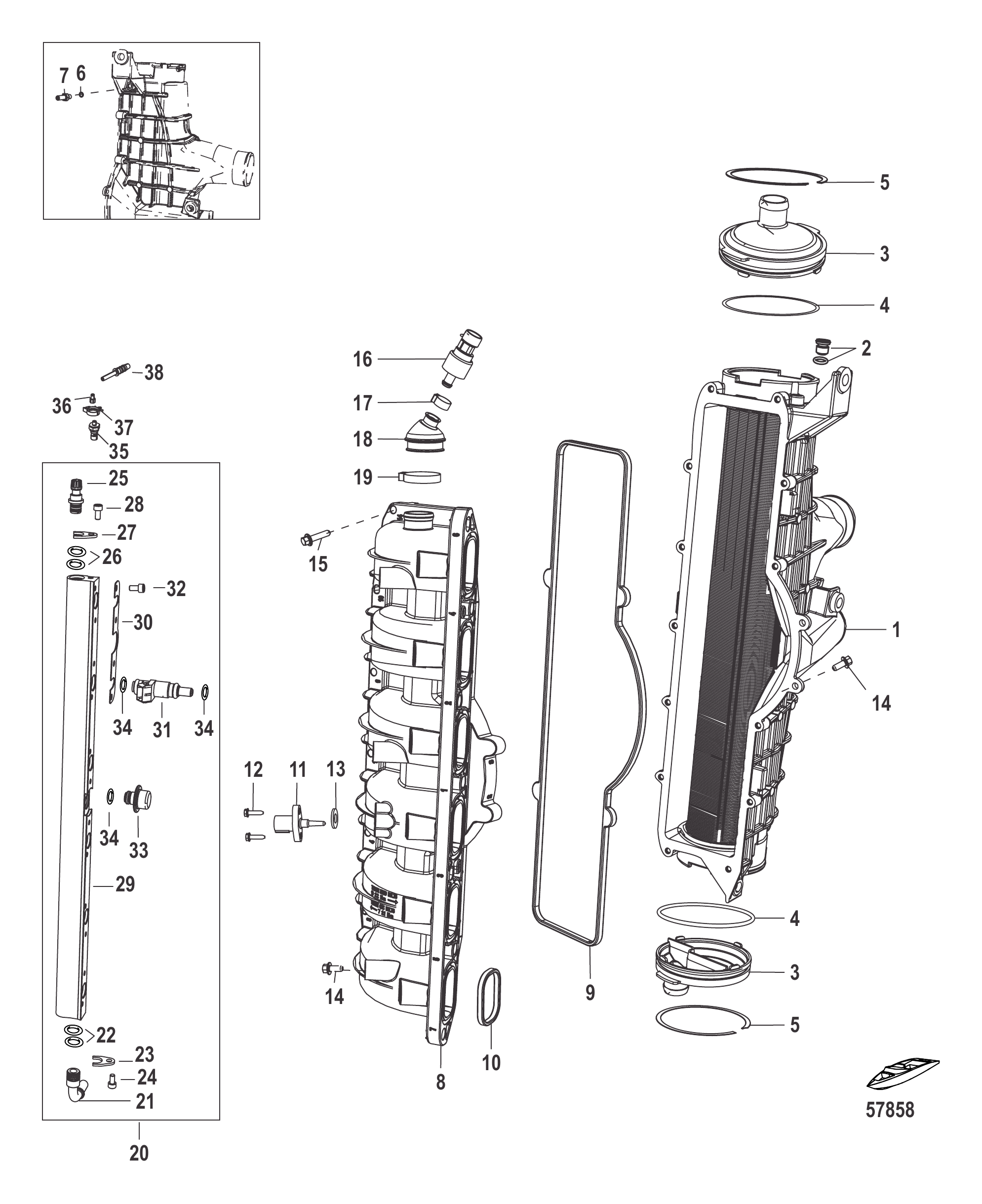 增压冷却器/进气歧管 Charge Cooler/Intake Manifold