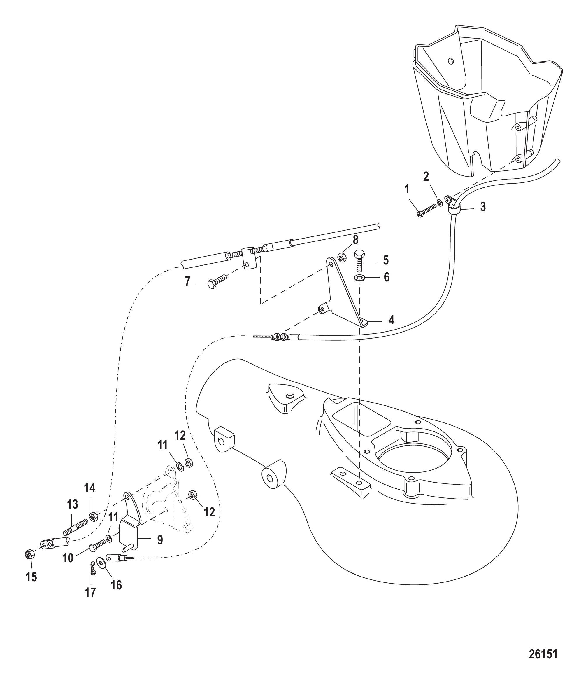 喷泵换挡连杆-遥控型 Shift Linkage Jet-Remote Control