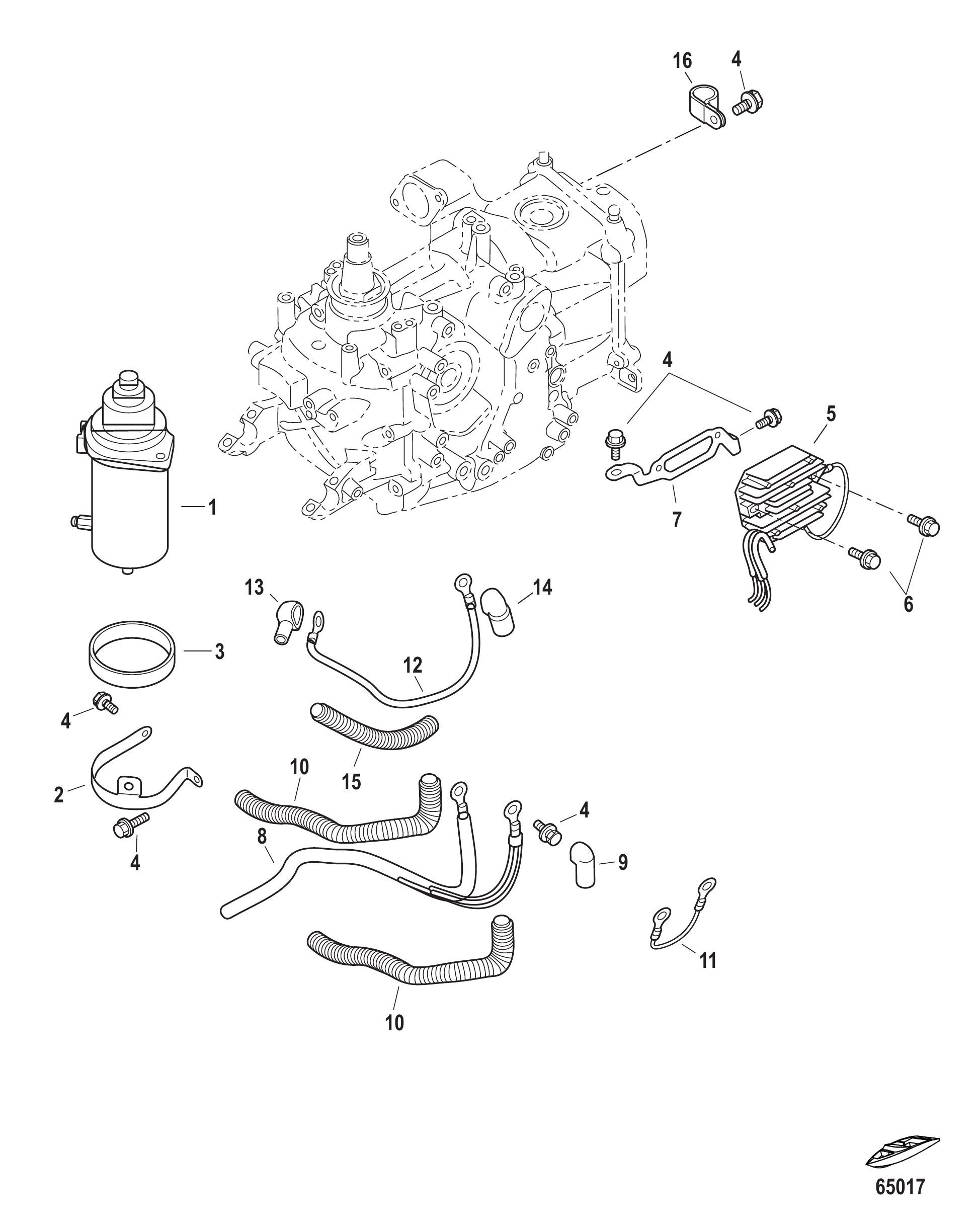 启动马达与整流器 Starter Motor and Rectifier