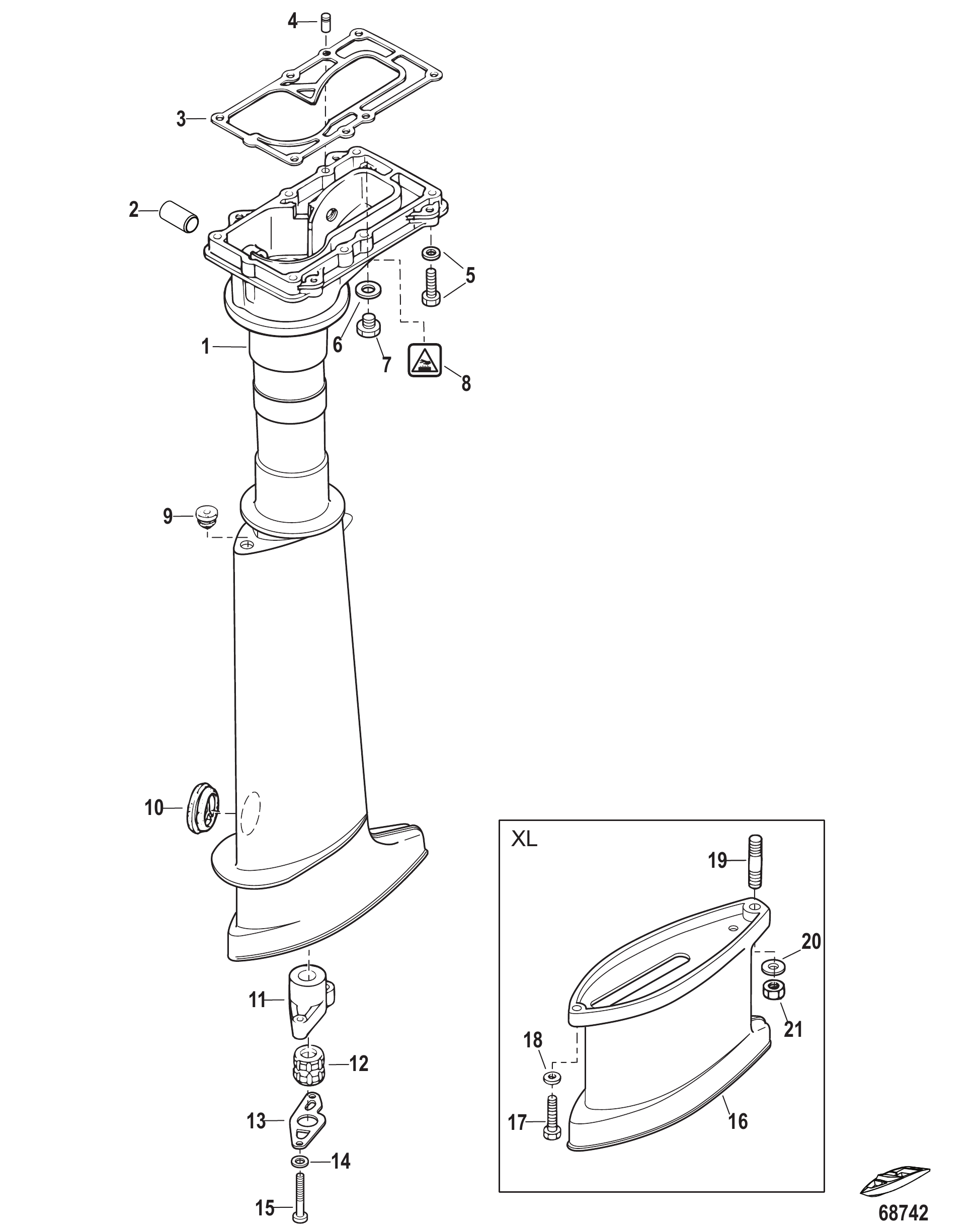 驱动轴壳体 Driveshaft Housing