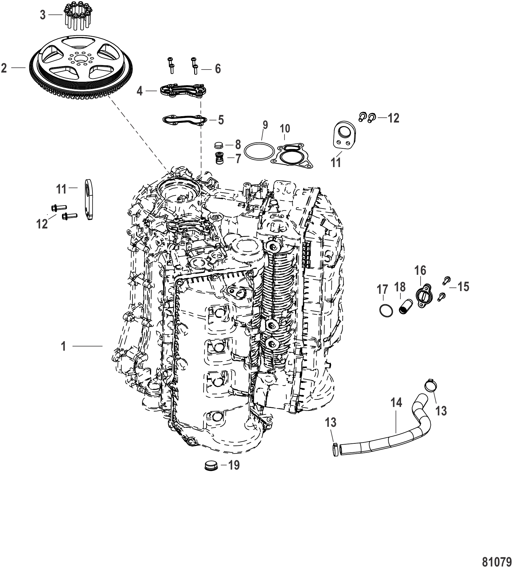 Long Block Assembly Components ROS Models