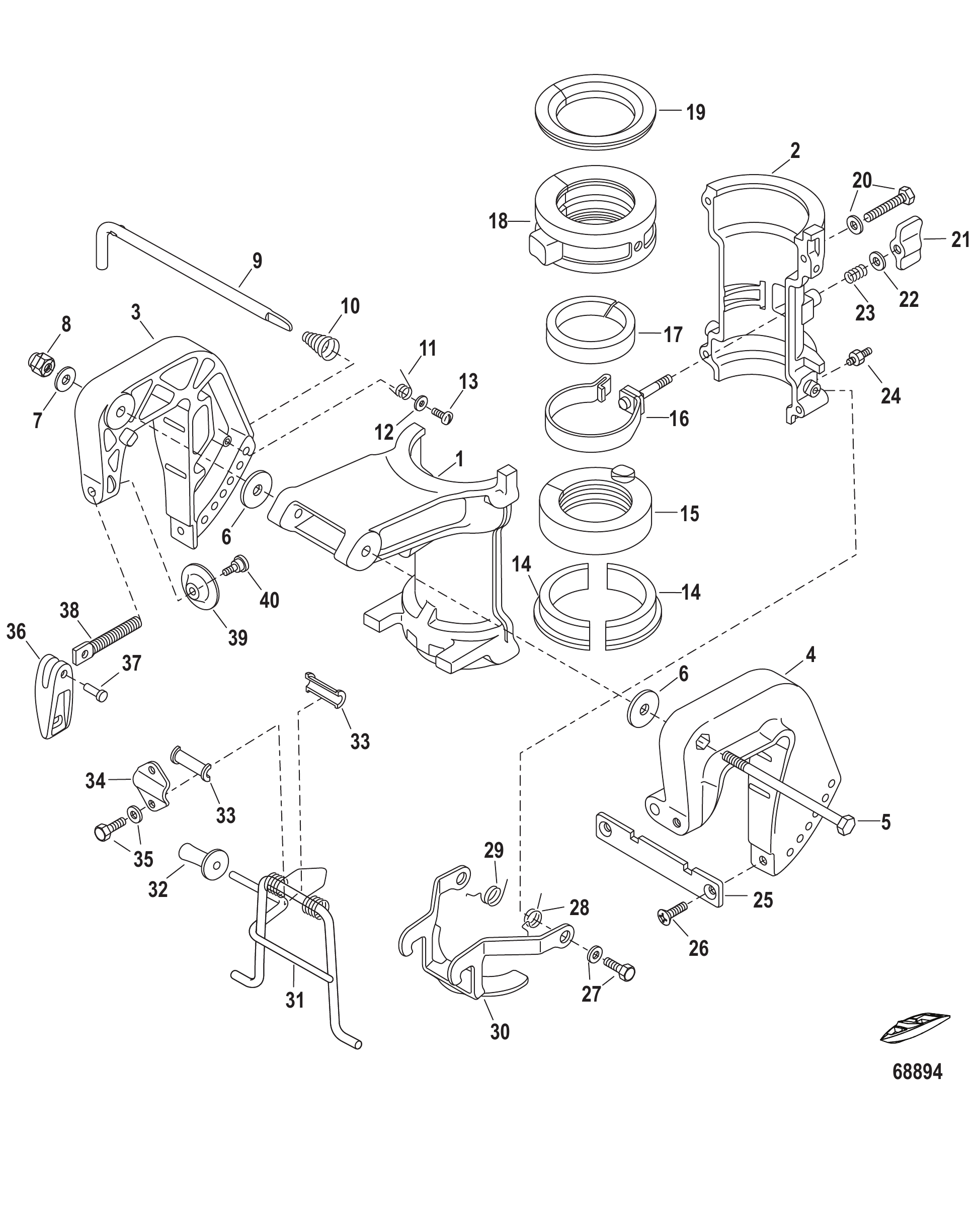 夹紧支架 Clamp Brackets