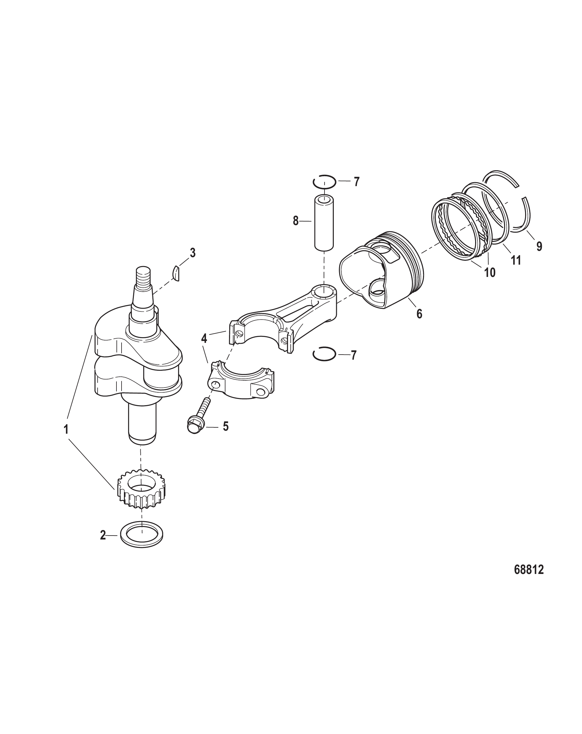 曲轴、活塞及连杆 Crankshaft, Piston and Connecting Rods