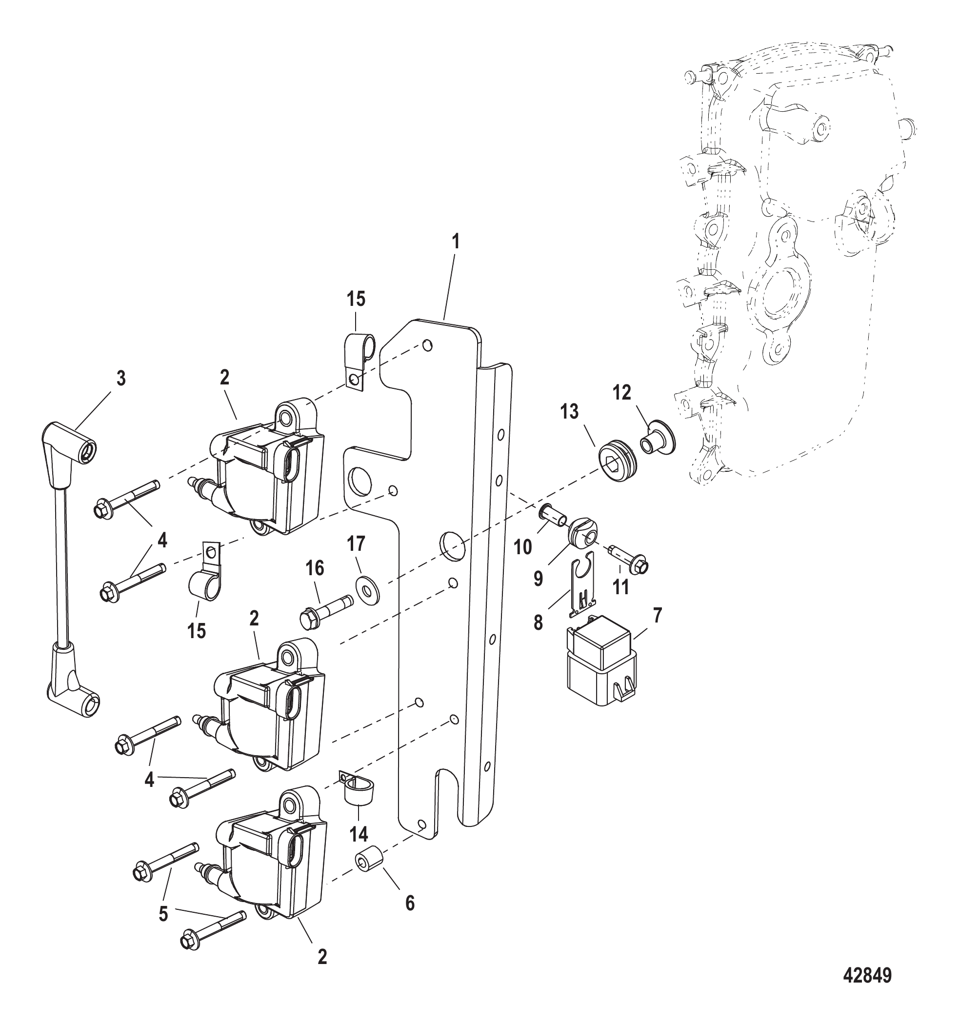 Ignition Coil 1C104334/0P560350 and Up