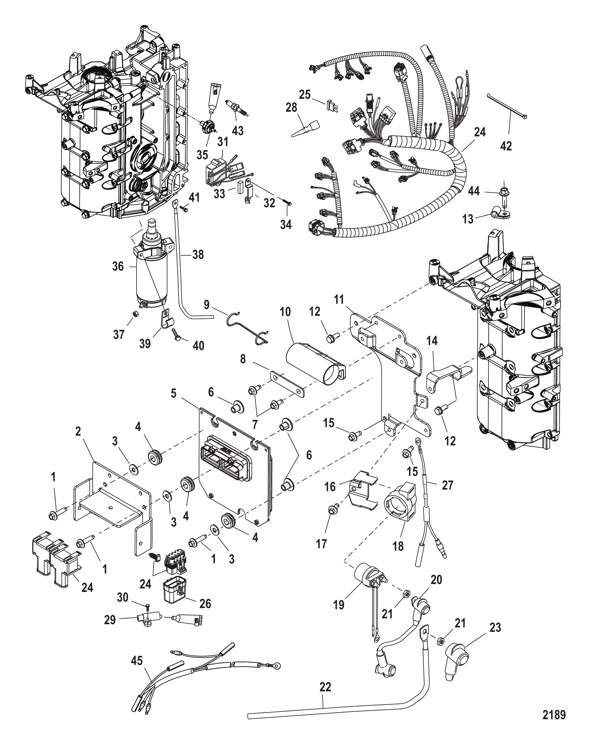 Electrical Components (USA-1B226999/Bel-0P400999 and Below)