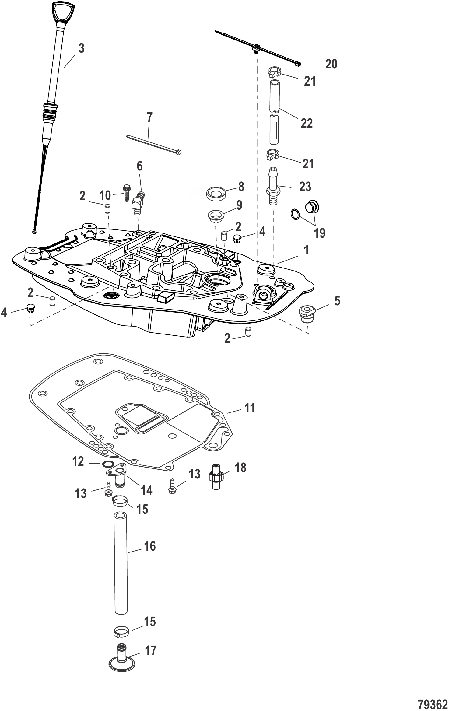 适配板 1C768349及以上 Adapter Plate 1C768349 and Above