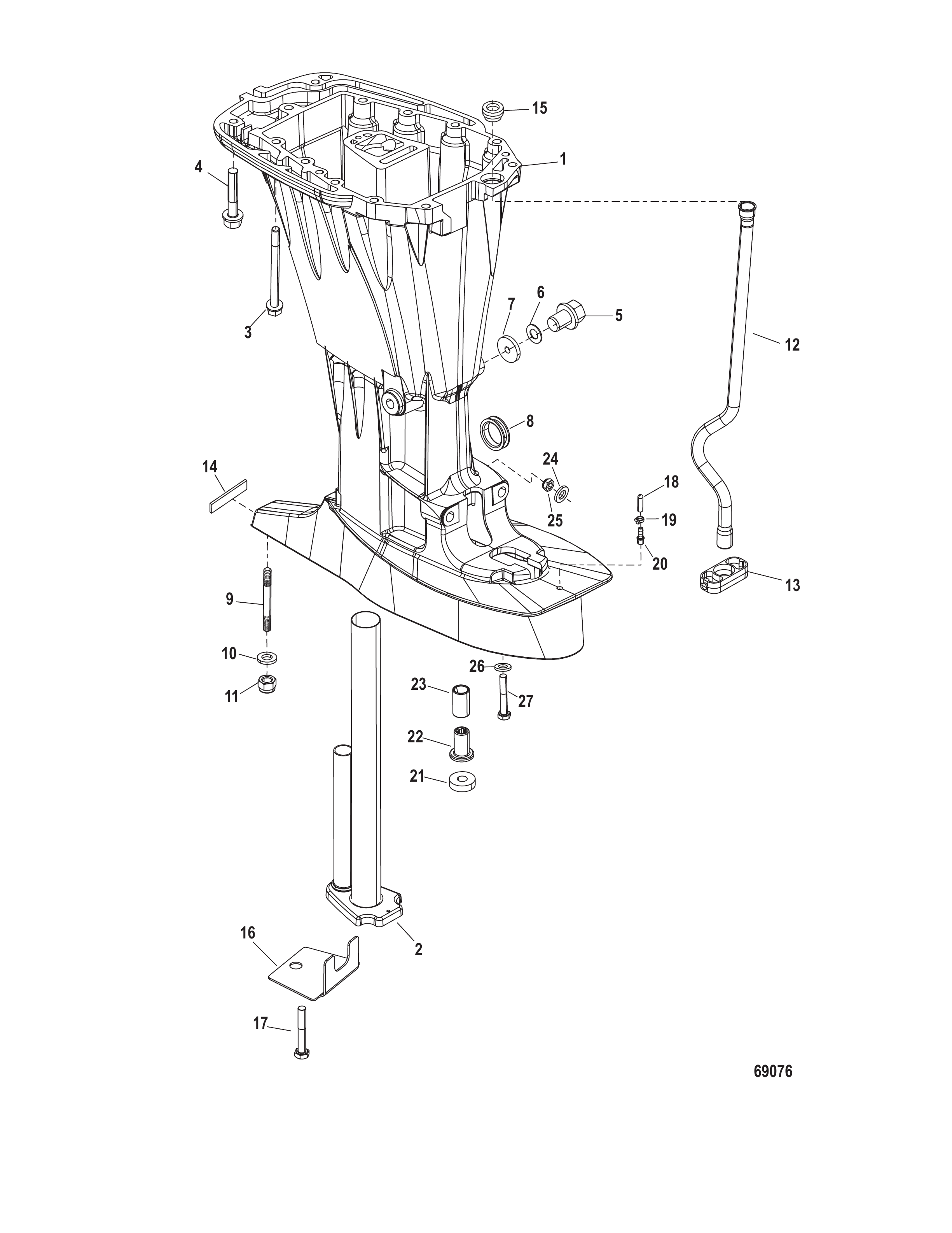 驱动轴壳体 Driveshaft Housing