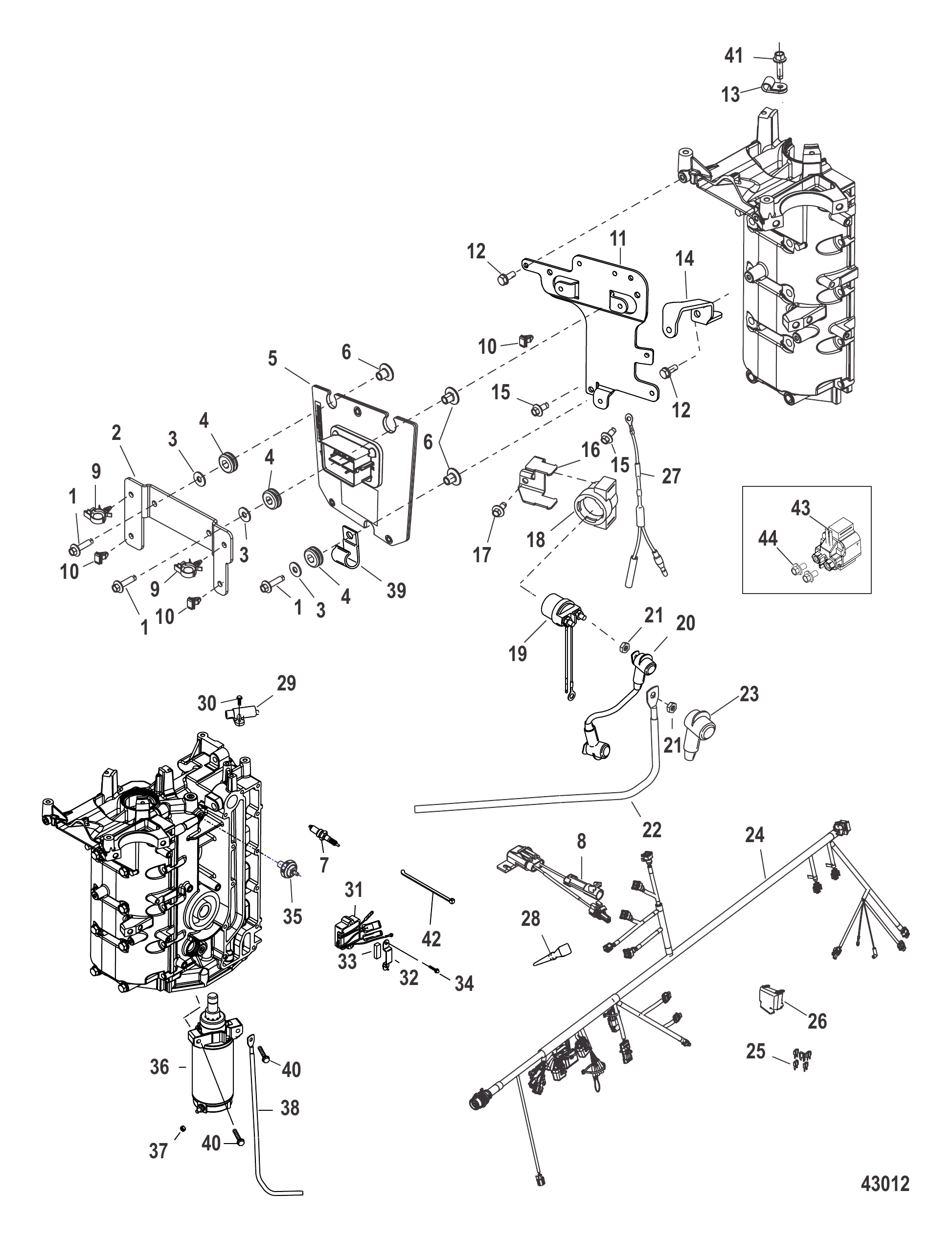 电气组件1C104424/0P560350及以上 Electrical Components 1C104424/0P560350 and Up
