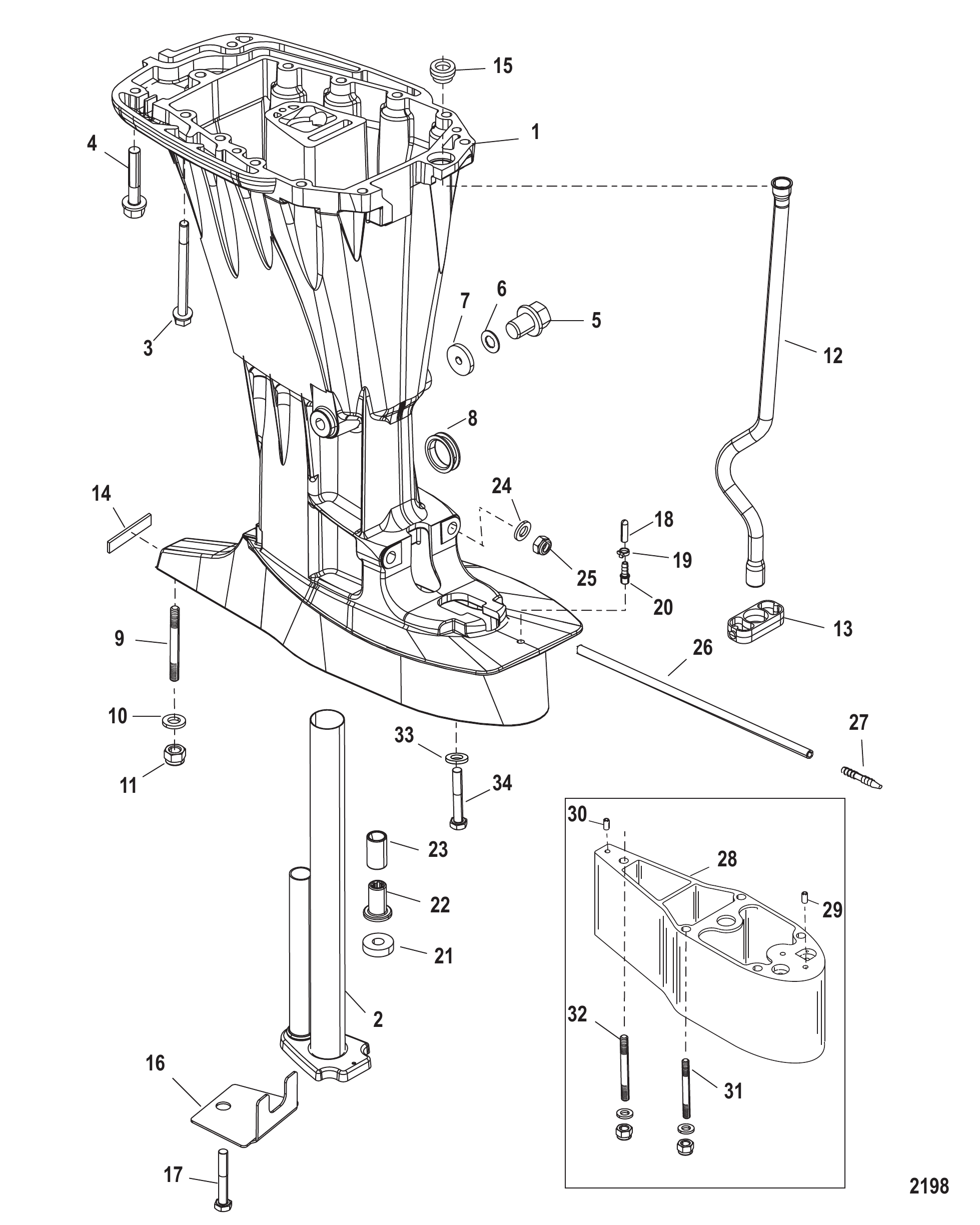 驱动轴壳体 Driveshaft Housing