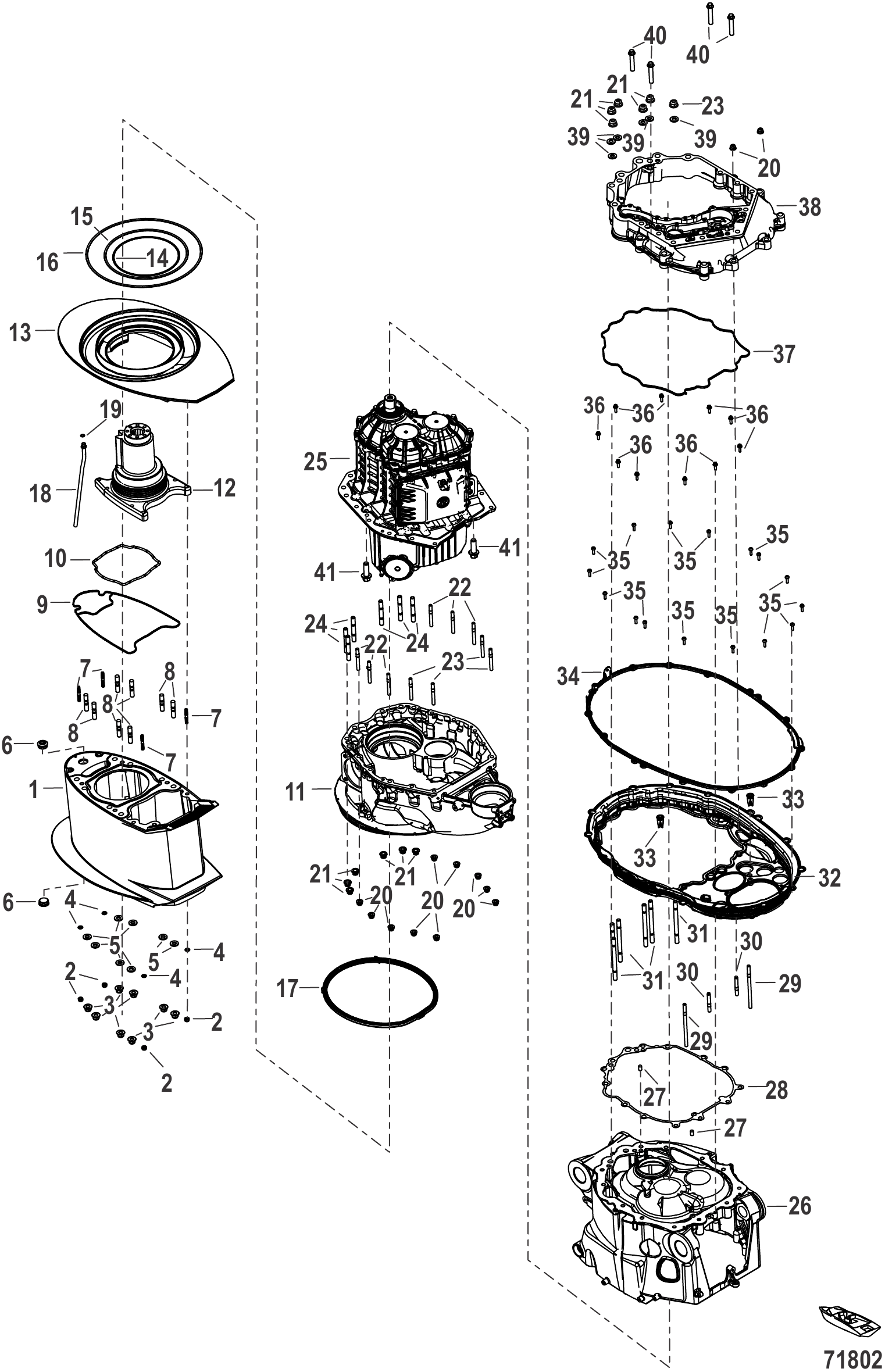 中部紧固件与密封件 Midsection Fasteners and Seals