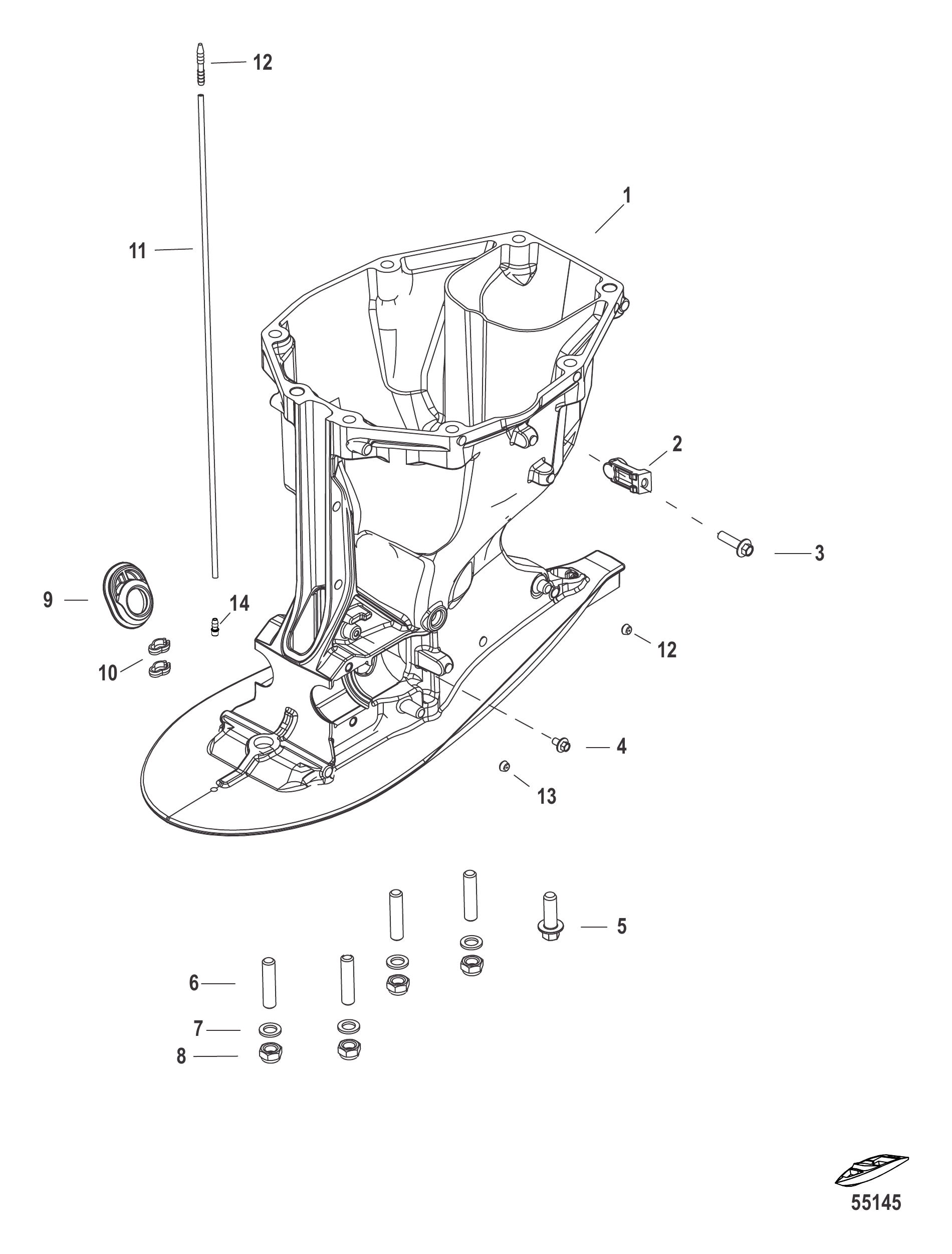 驱动轴壳体 Driveshaft Housing