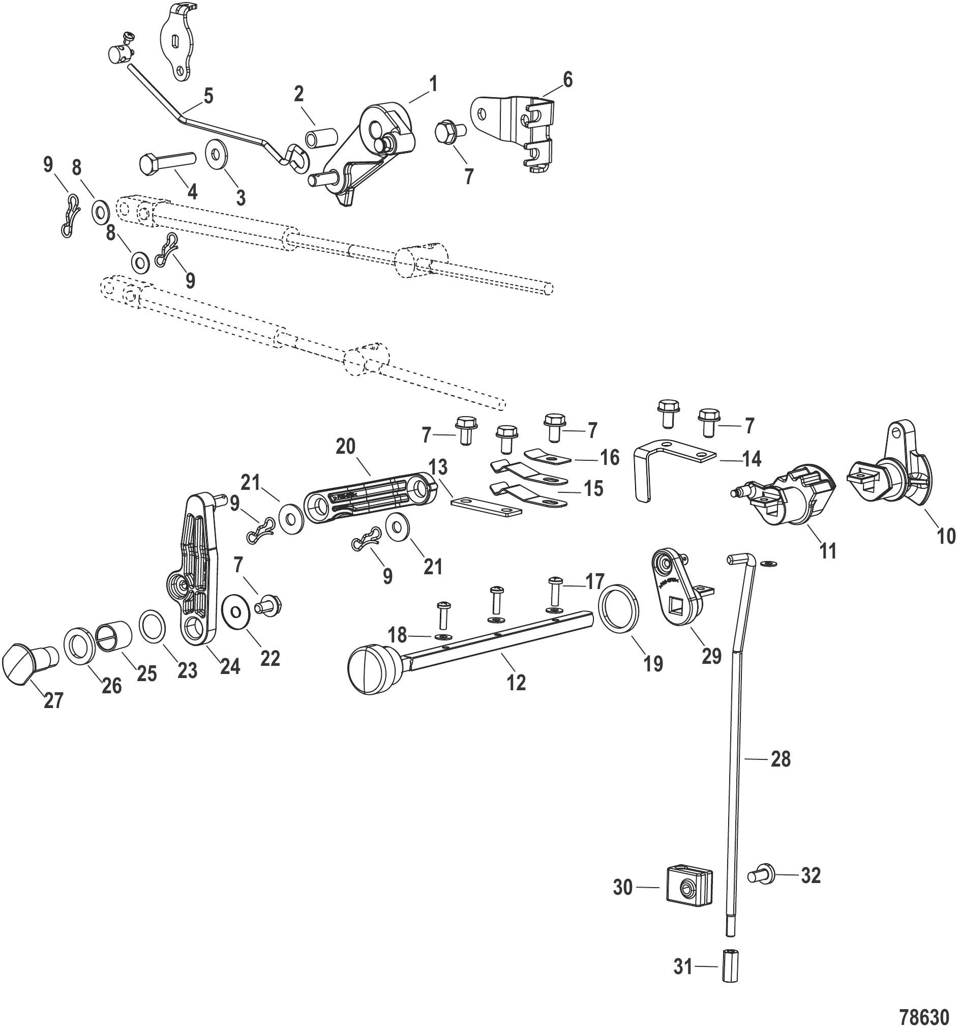 遥控换挡系统 Shifting System Remote Control