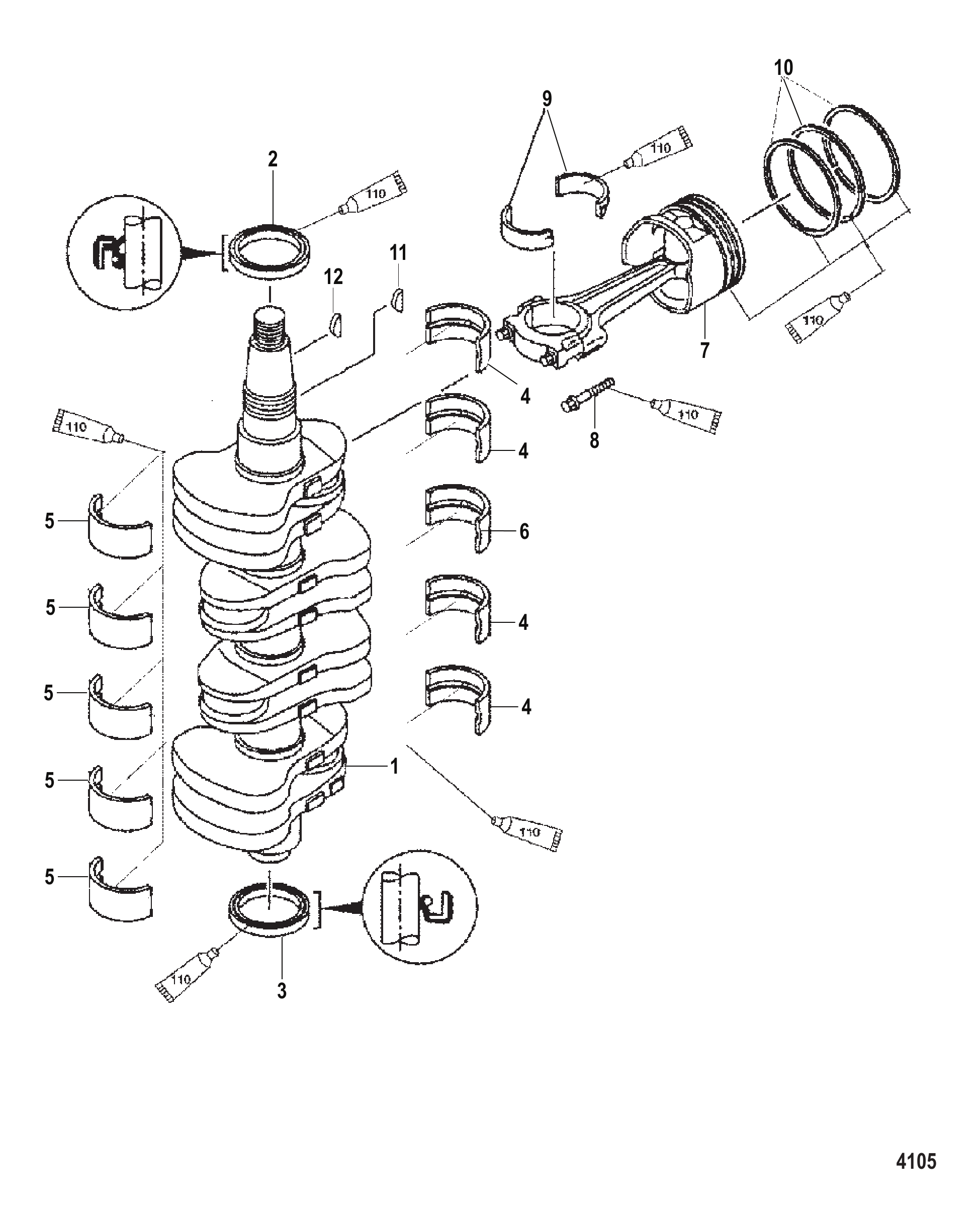 曲轴、活塞及连杆 Crankshaft, Pistons and Connecting Rods