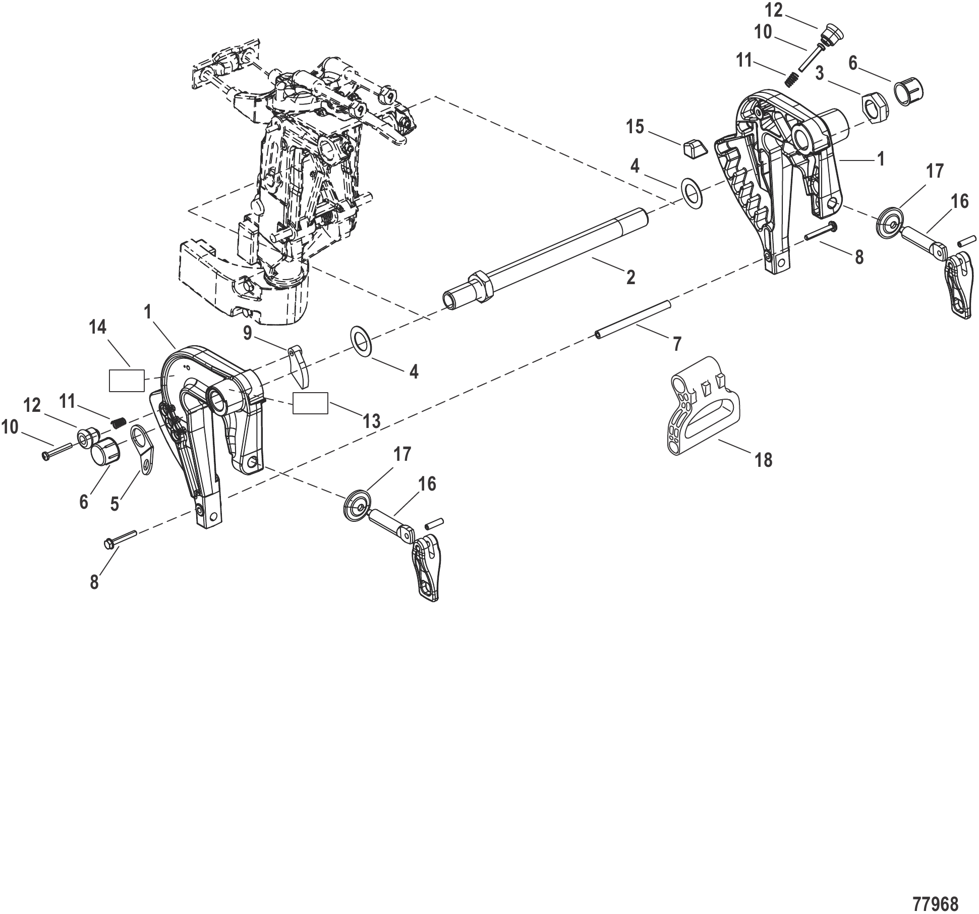 手动倾斜夹紧支架 Clamp Brackets Manual Tilt