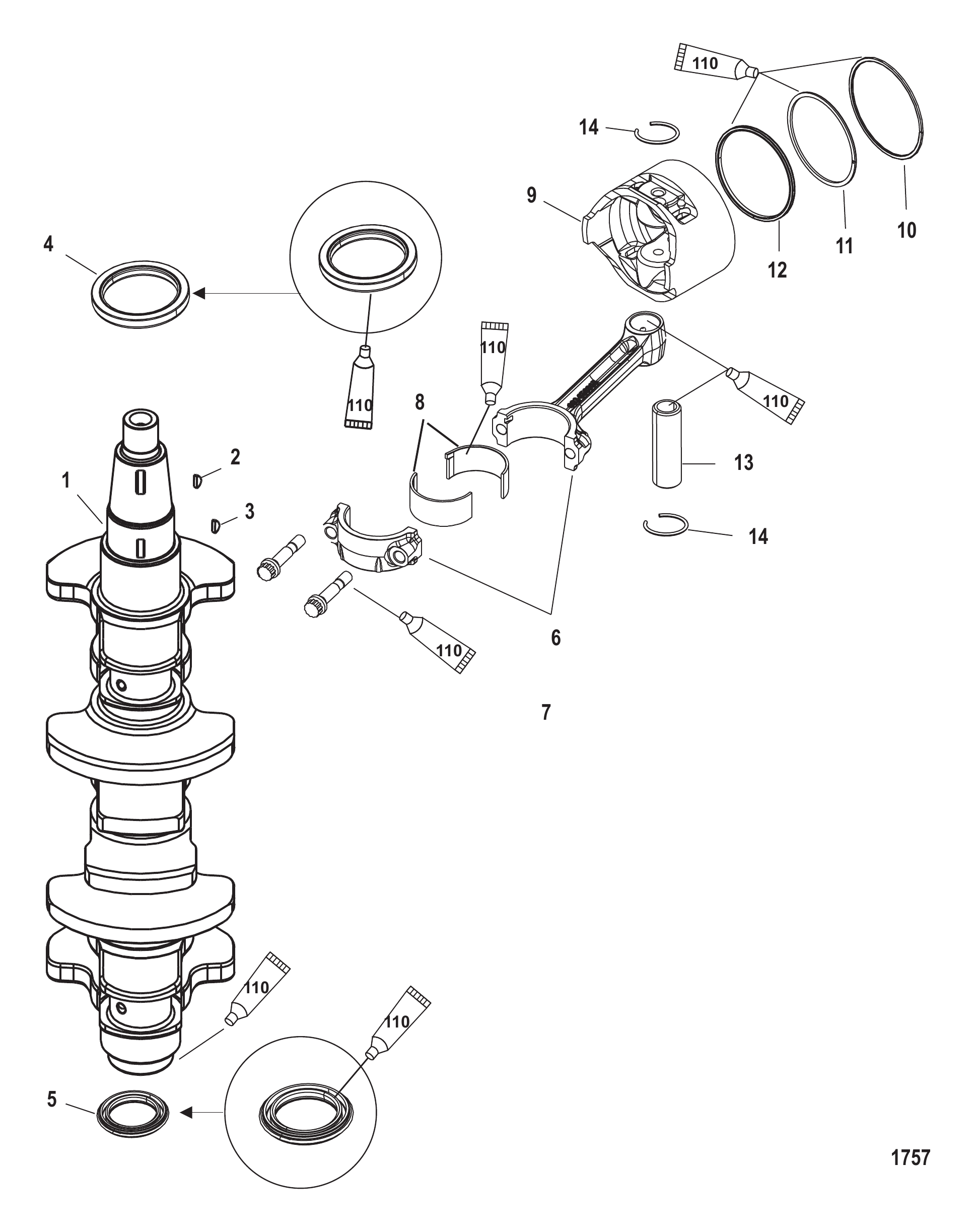 曲轴、活塞及连杆 Crankshaft, Pistons and Connecting Rods