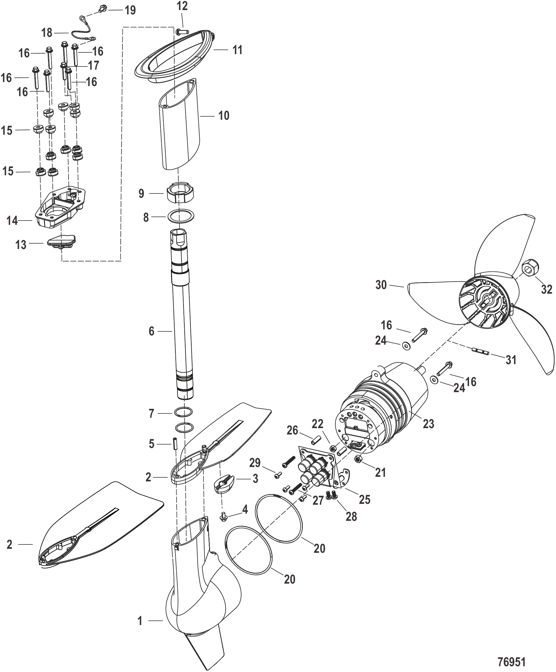 电机下部单元 Motor Lower Unit