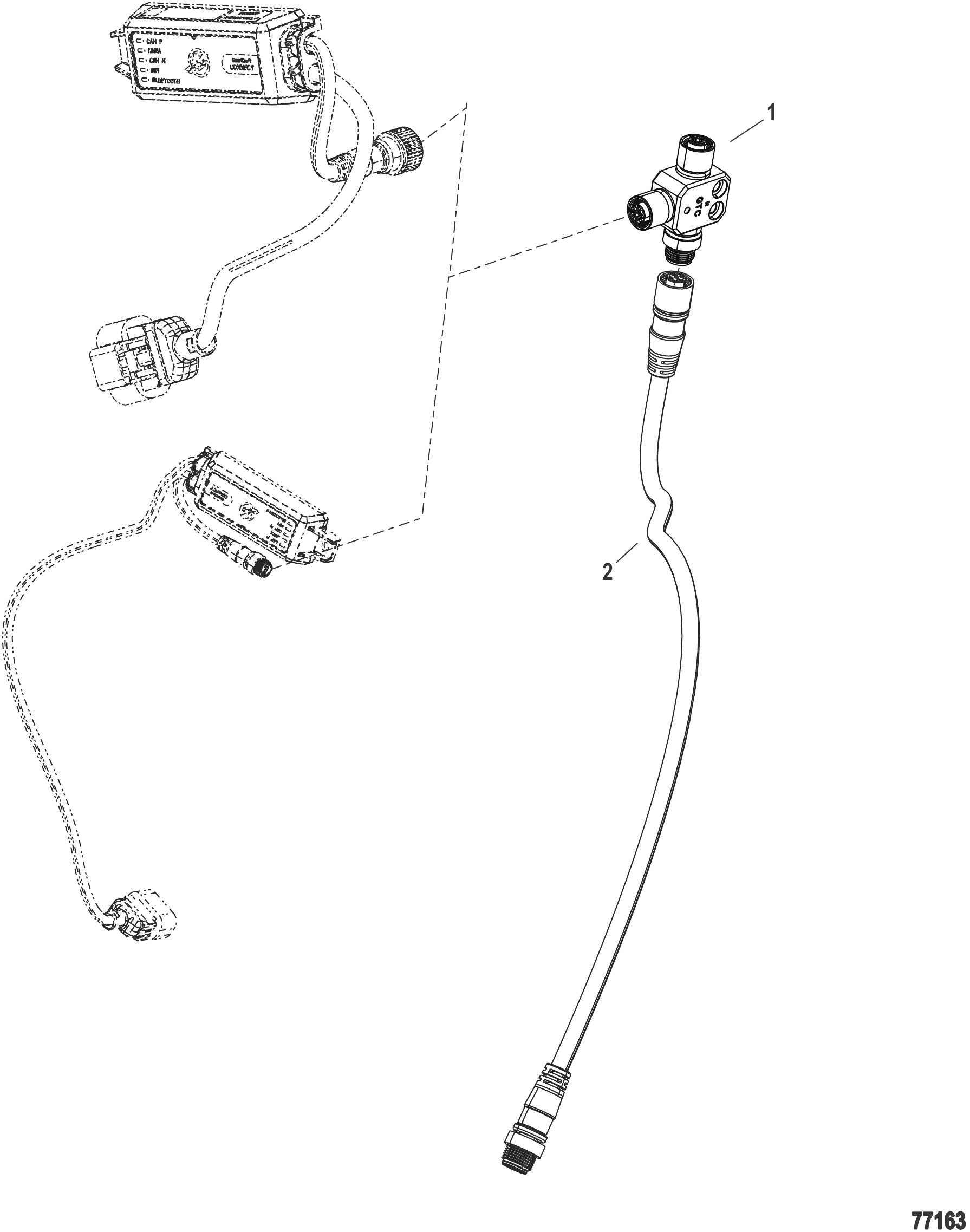 附件 NMEA 2K/SmartCraft连接 Accessories NMEA 2K/SmartCraft Connect