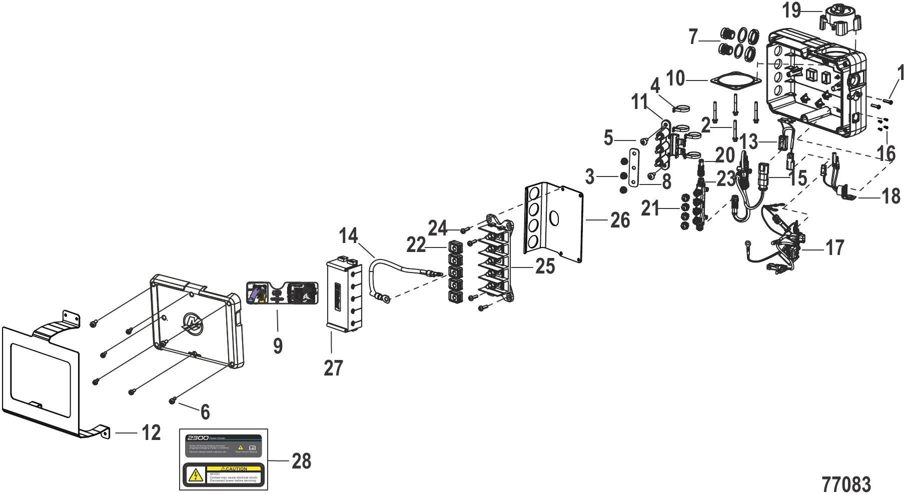 电源中心组件 2300瓦时 Power Center Components 2300 Wh