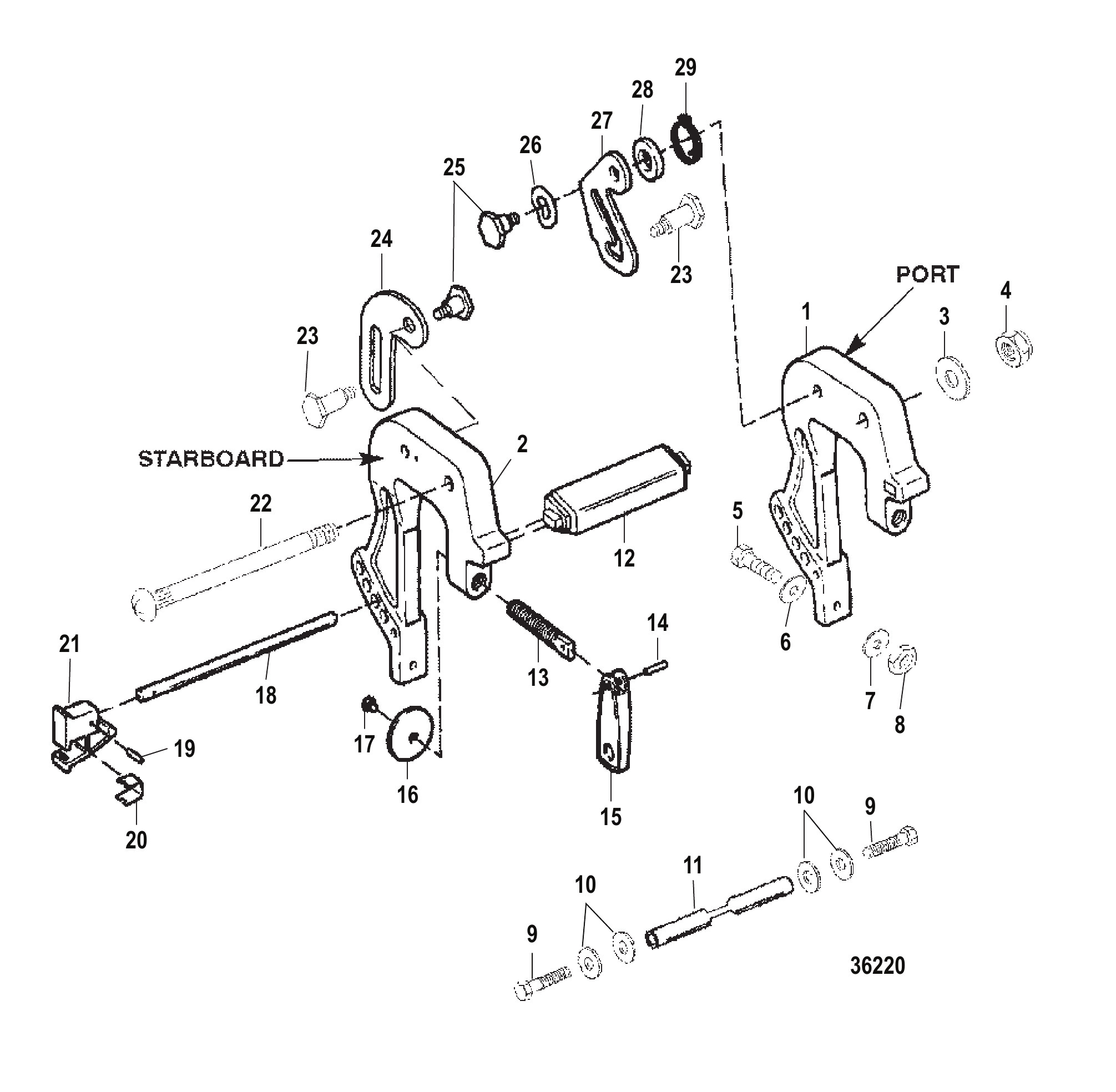夹紧支架 Clamp Brackets