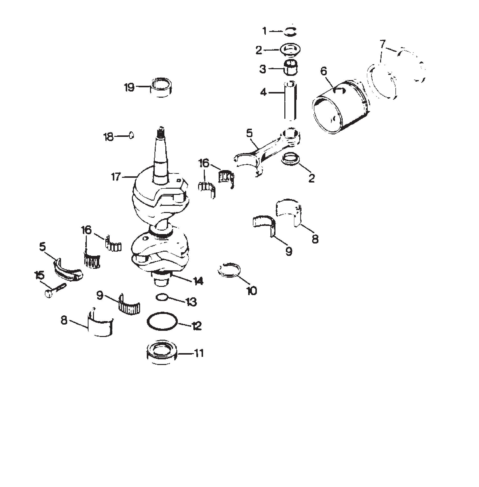 曲轴与活塞组 Crankshaft and Piston Group
