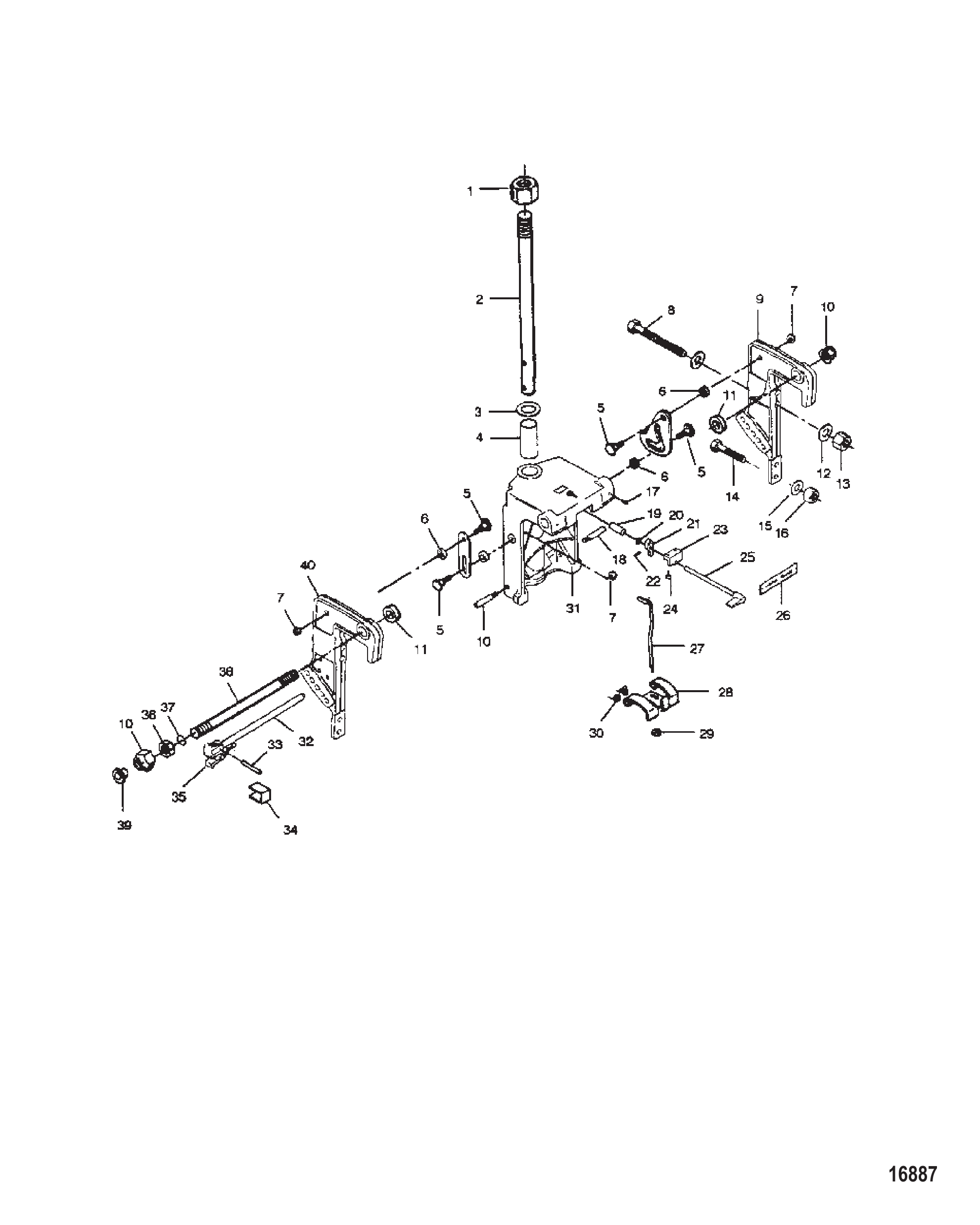 旋转支架与船尾支架 Swivel Bracket and Stern Brackets