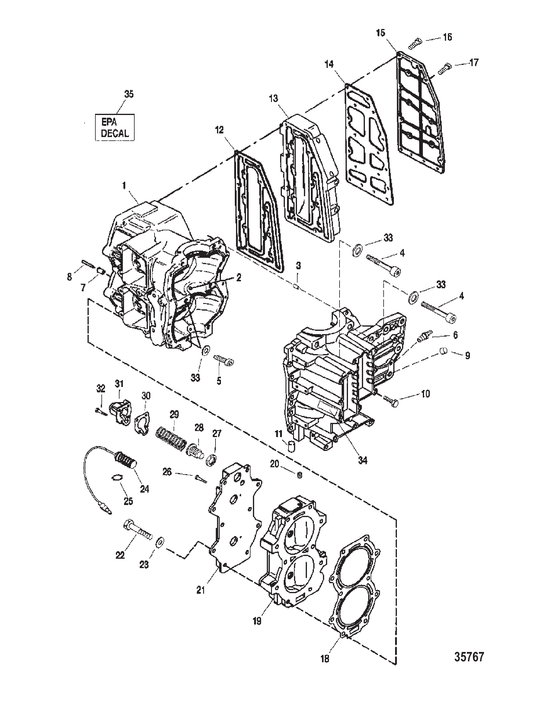 气缸体总成 Cylinder Block Assembly