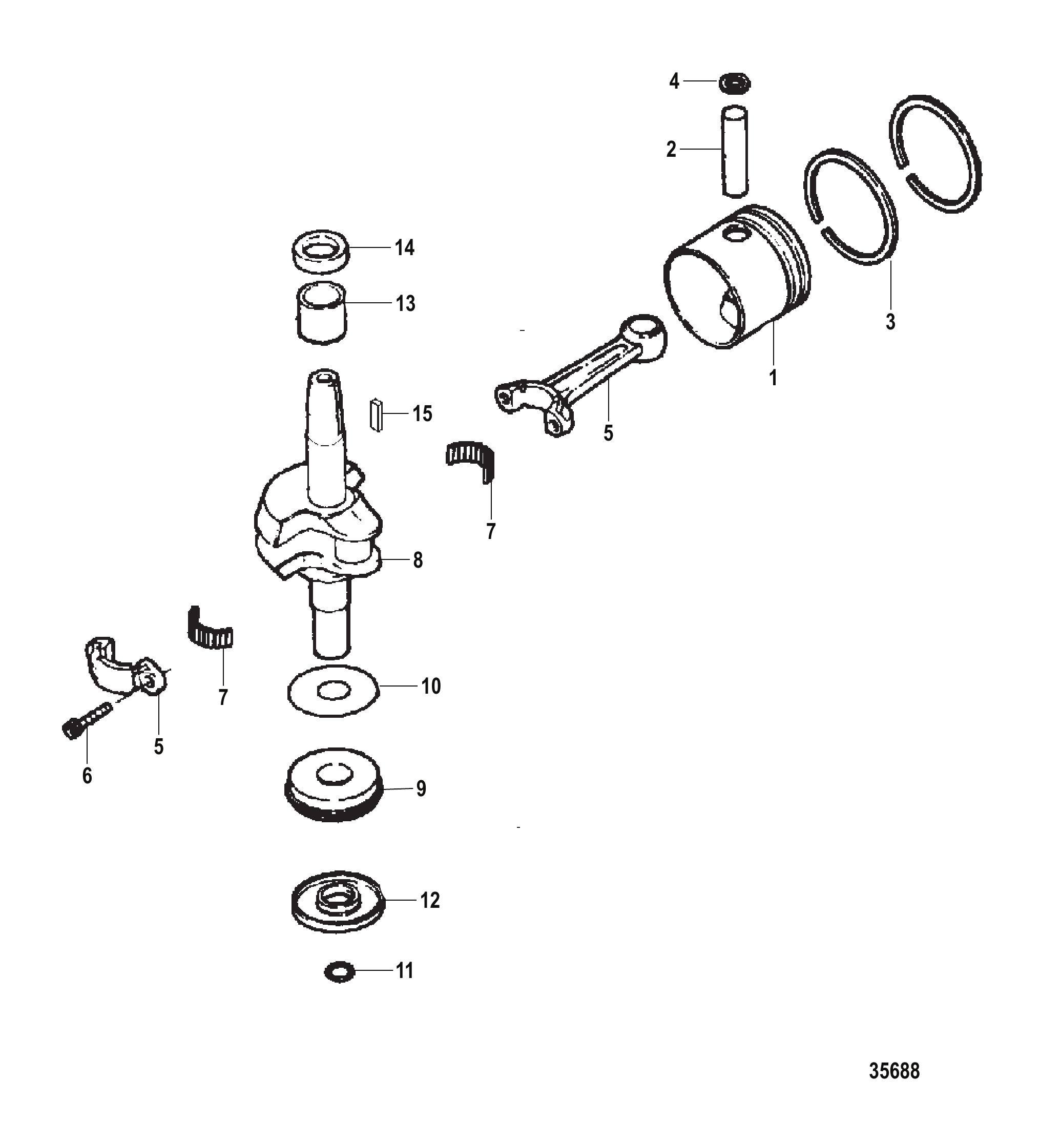 曲轴与活塞 CRANKSHAFT AND PISTON