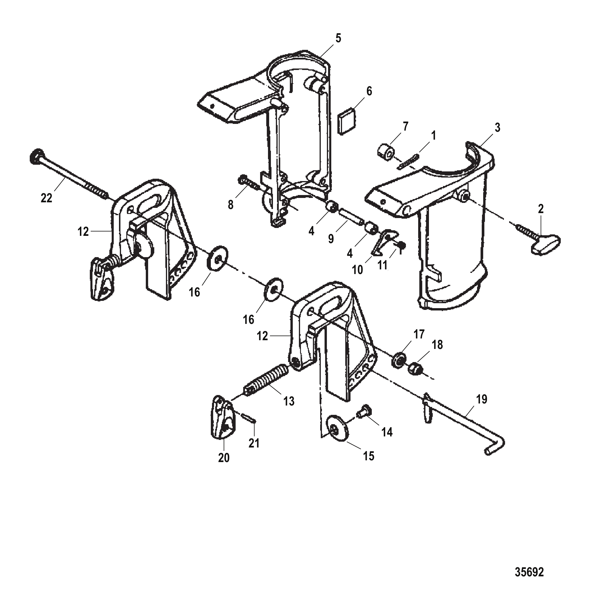 旋转支架/夹紧支架 SWIVEL BRACKET/CLAMP BRACKET
