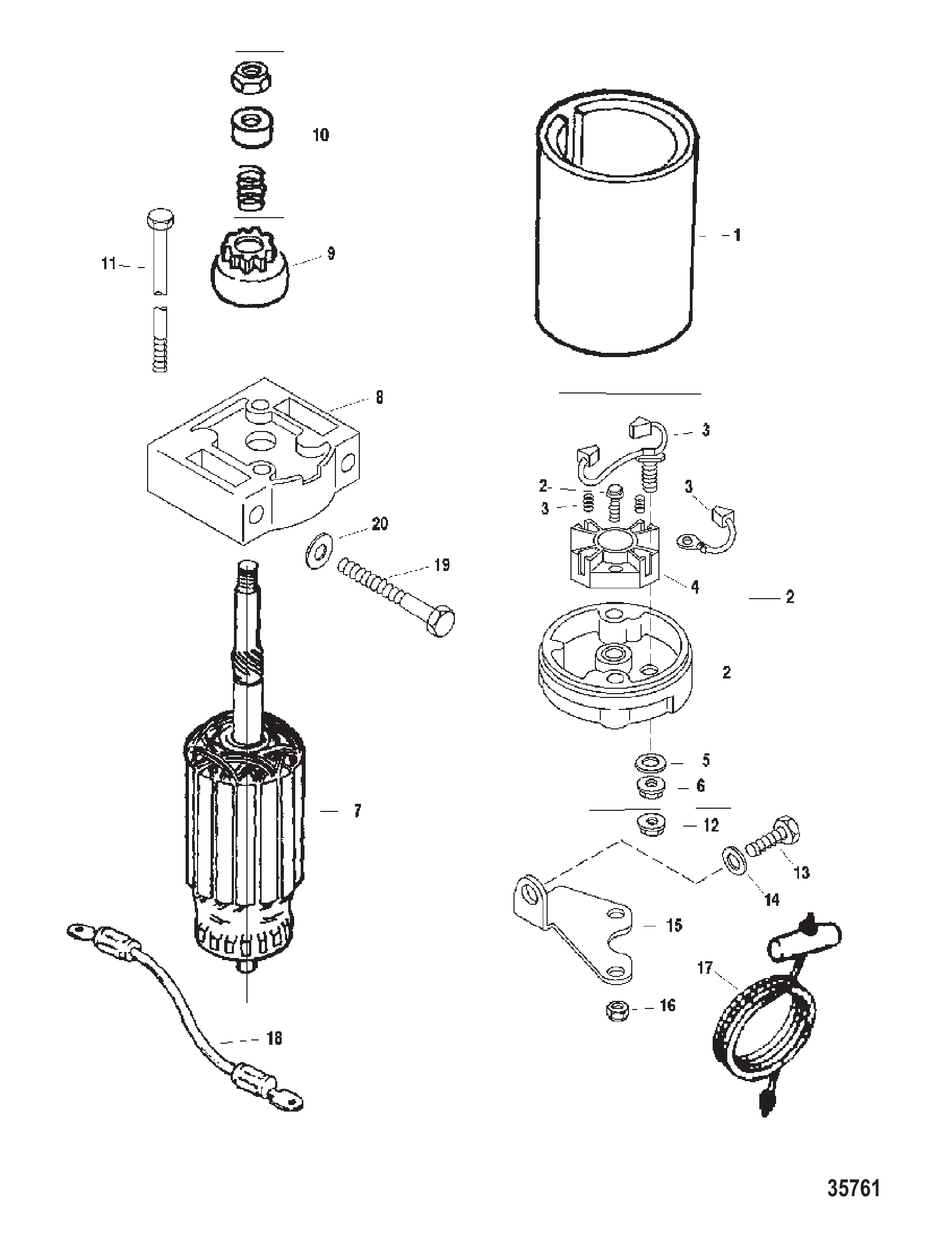 启动器总成 Starter Assembly