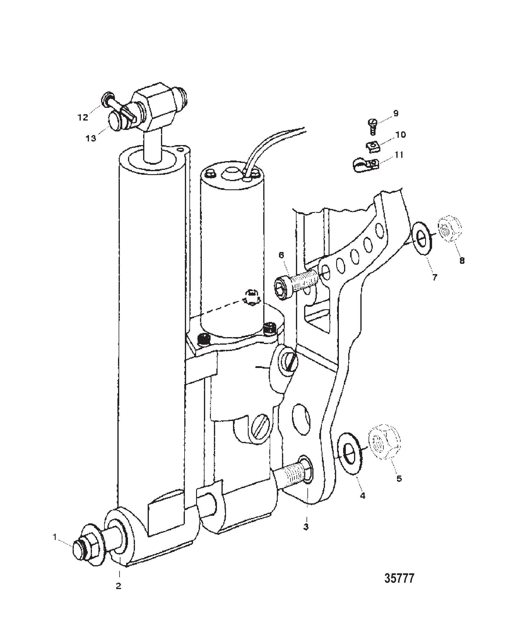 液压升降支架 Trim Mounting Hydraulic